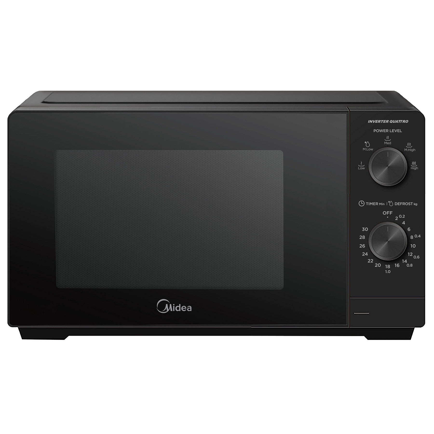 Midea MMOP01MZ BK 20L Solo Microwave Black