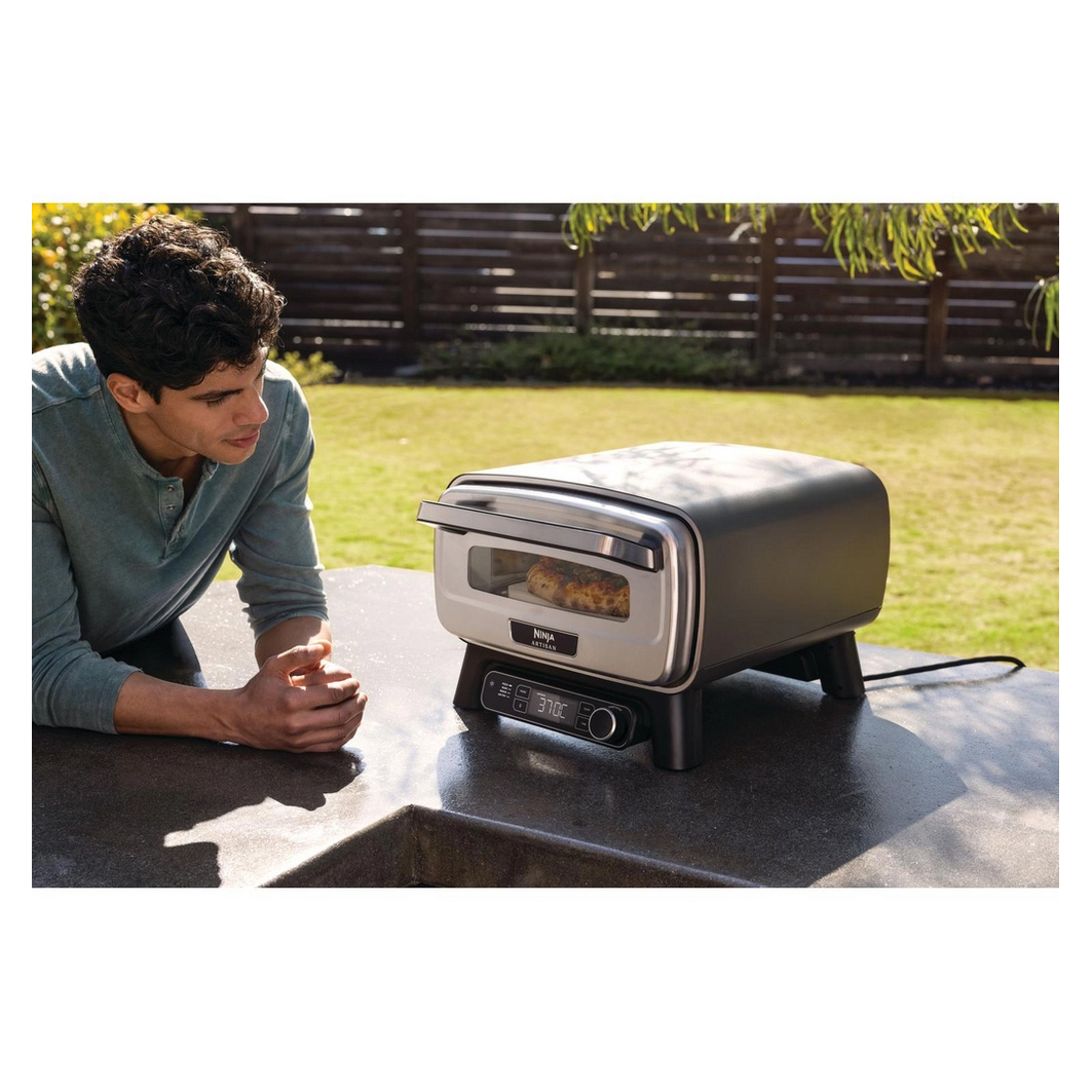 Ninja Artisan Outdoor Pizza & Air Fry Oven, Grey | Outdoor Cooking & Pizza Making for BBQs, Patios & Gardens, photo 2
