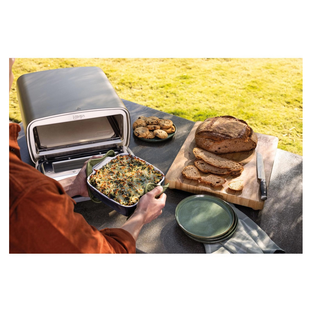 Ninja Artisan Outdoor Pizza & Air Fry Oven, Grey | Outdoor Cooking & Pizza Making for BBQs, Patios & Gardens, photo 3