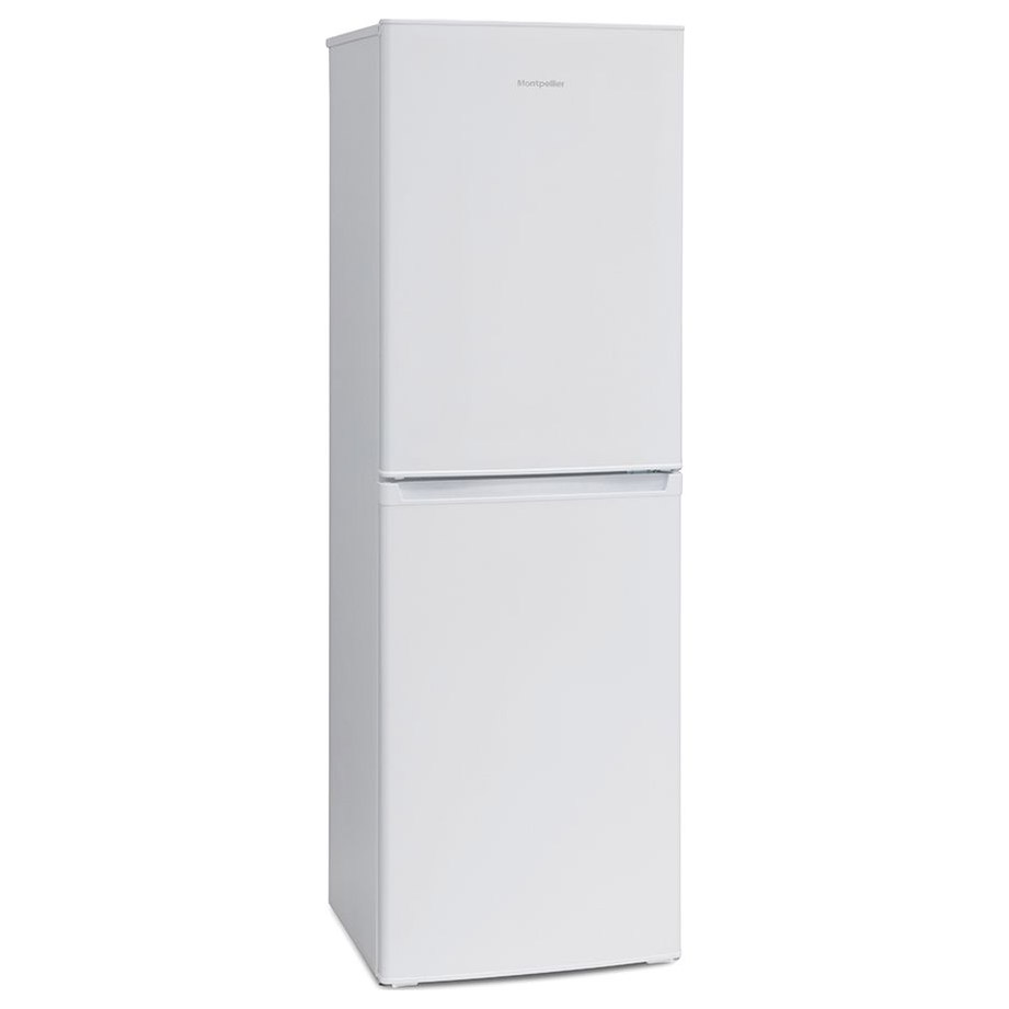 Image of Montpellier MS175W 55cm Fridge Freezer in White 1 73m F Rated 138 110L