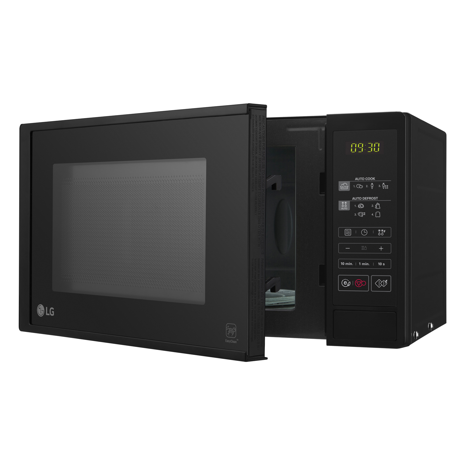LG MS2042D Microwave Oven with Touch Control Panel Black 20L 700W, photo 4
