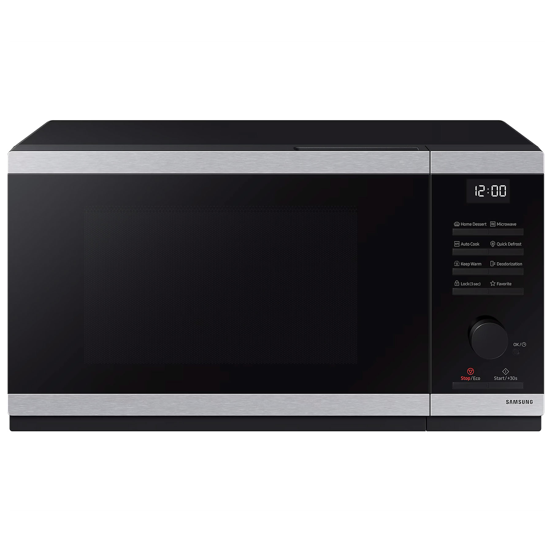 Samsung MS23DG4504AT Solo Microwave Oven in Stainless Steel with Tripl