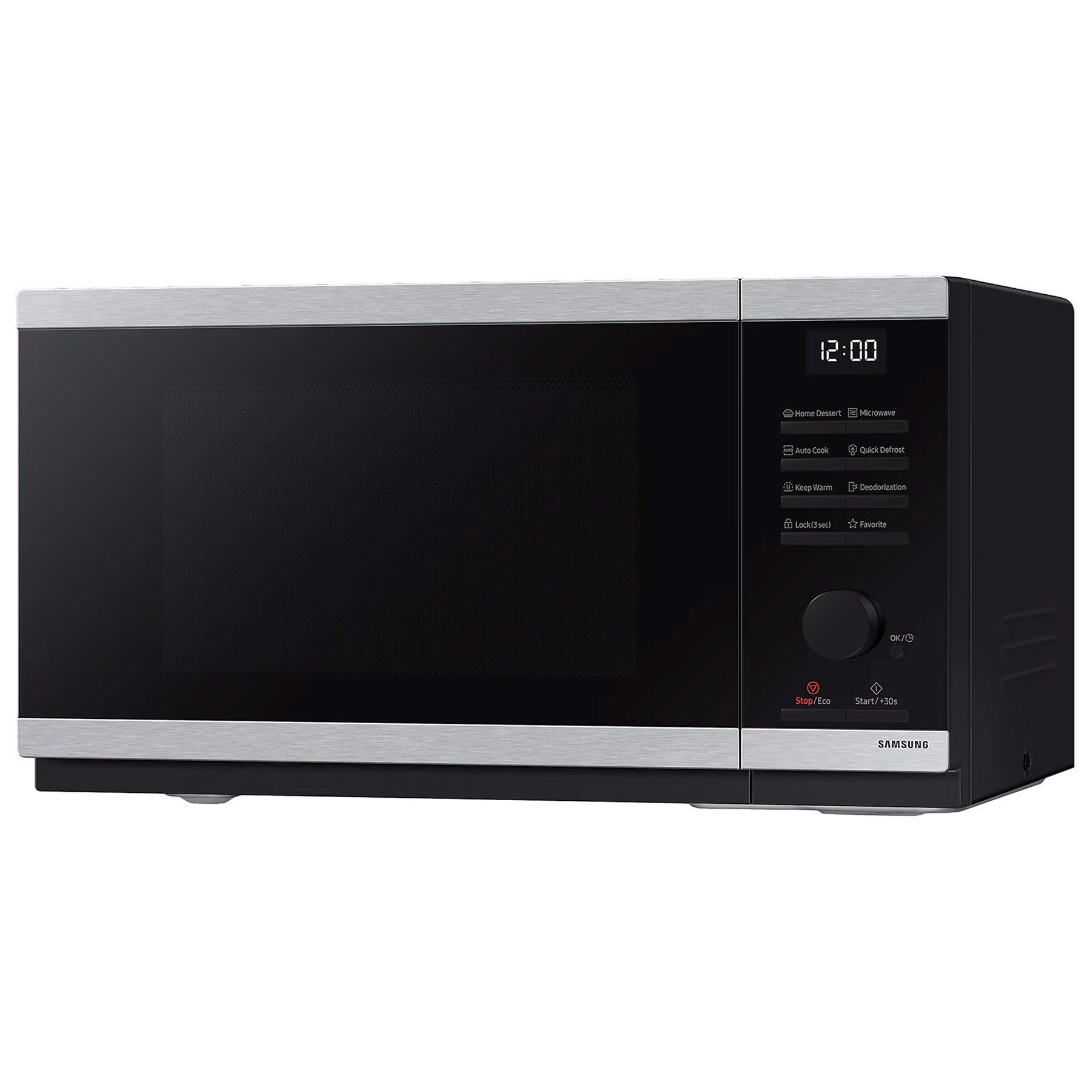 Samsung Solo Microwave Oven, 23L, 800W, Triple Distribution System, Black & Stainless Steel MS23DG4504ATE3, photo 3