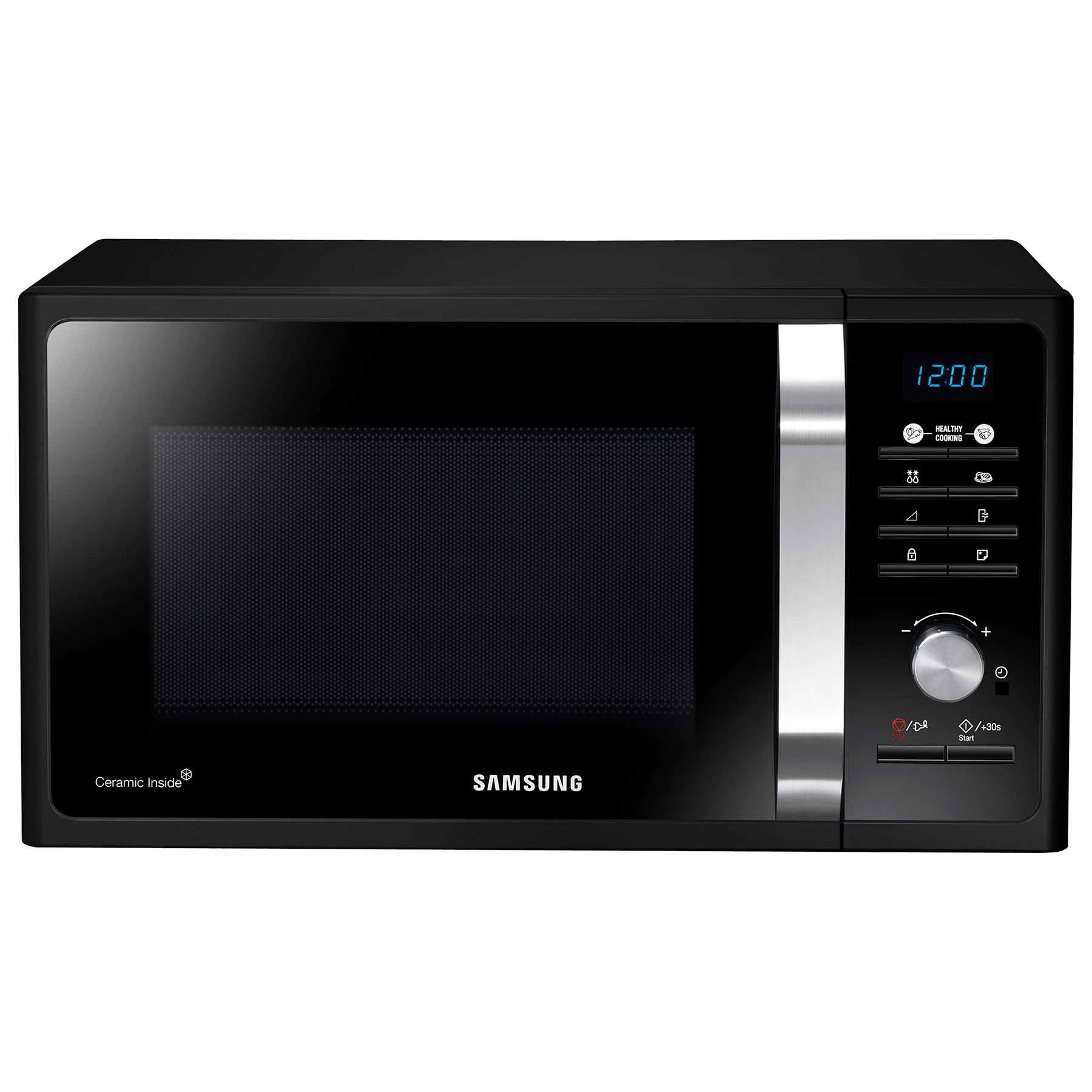 Image of Samsung MS23F301TAK Microwave Oven in Black 23 Litre 800W 20 Prog