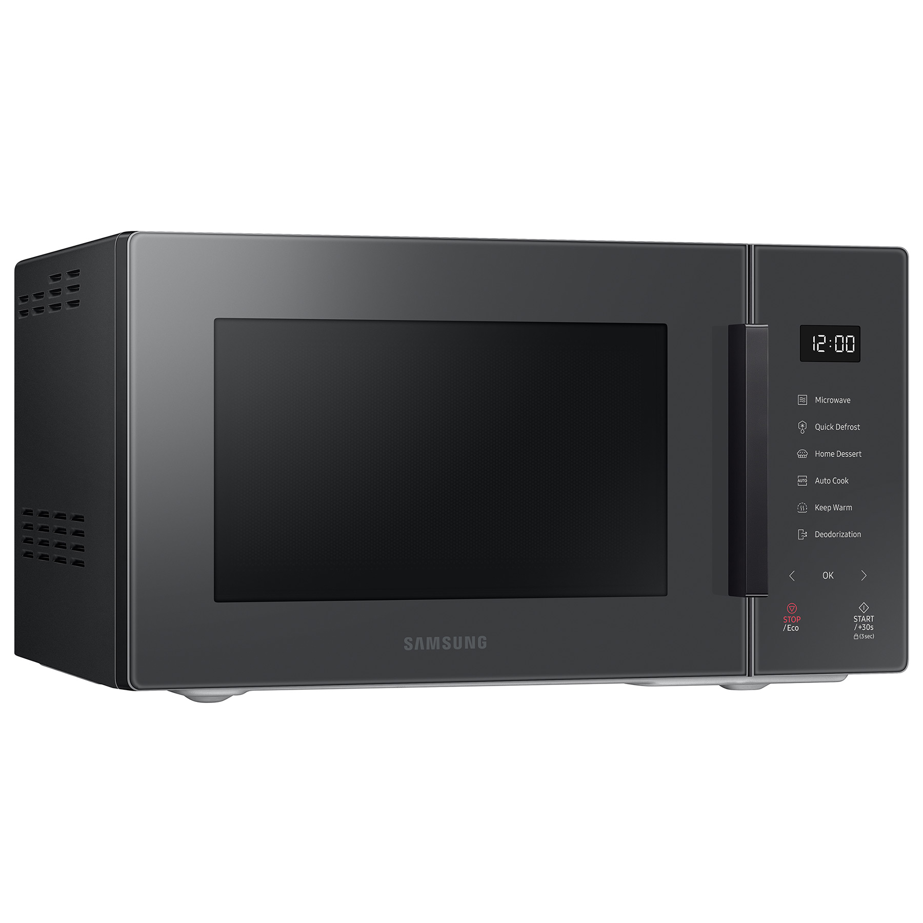 Samsung MS23T5018AC Microwave Oven in Charcoal Grey 23 Litre 800W, photo 3