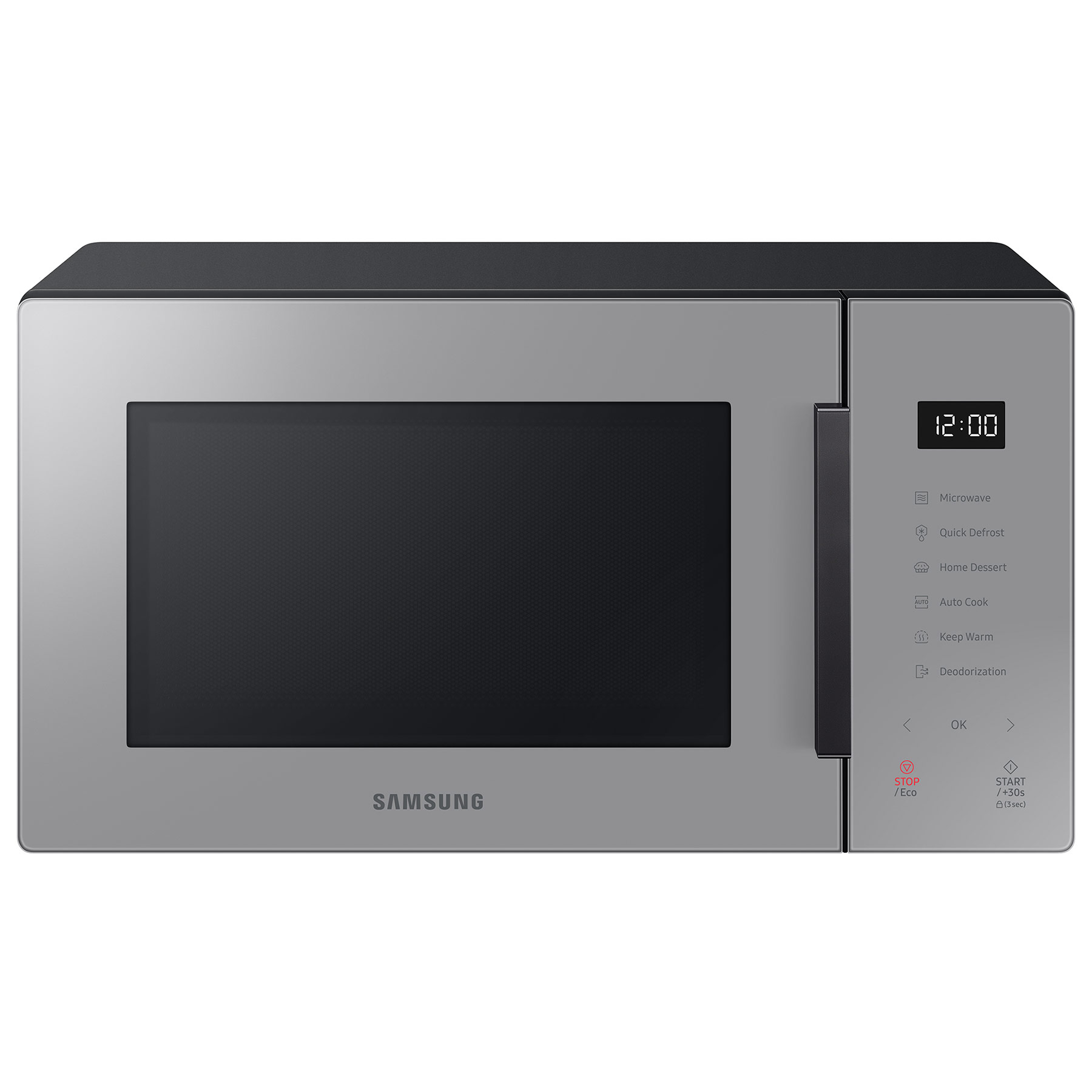 Image of Samsung MS23T5018AG Microwave Oven in Grey 23 Litre 800W 20 Prog