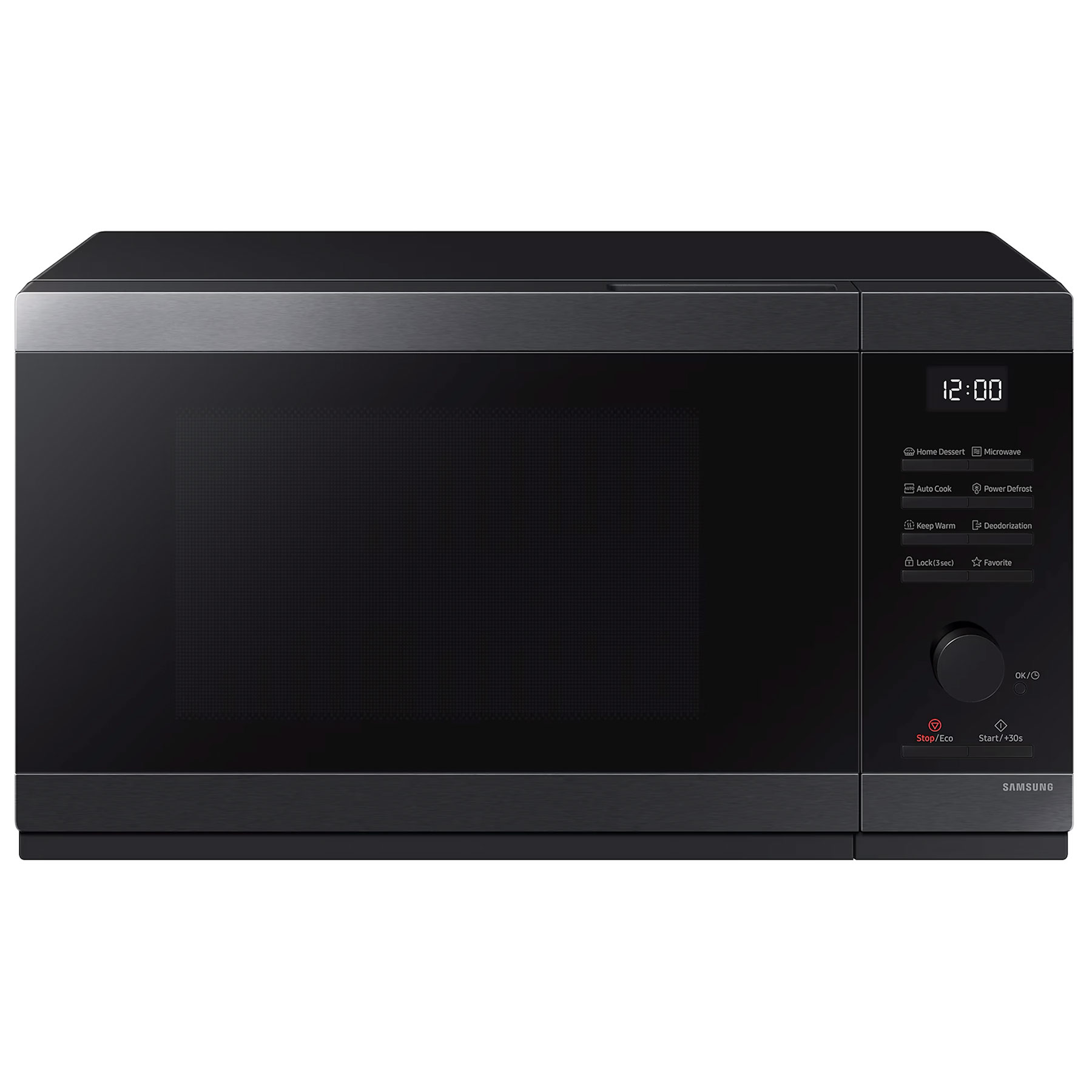 Samsung MS32DG4504GG Solo Microwave Oven in Black Stainless with Tripl