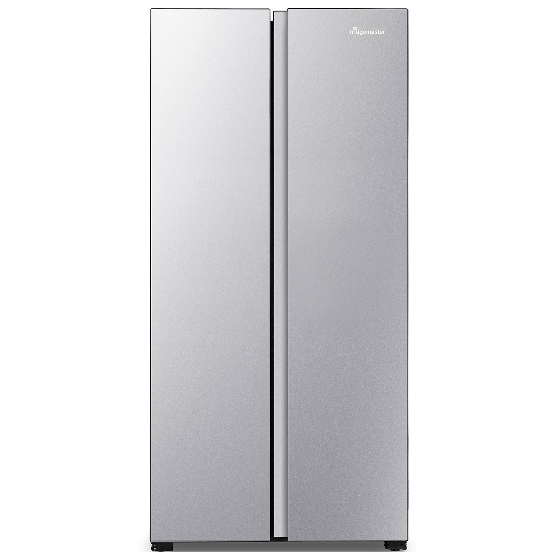 Fridgemaster MS83430ES American Fridge Freezer in Silver Frost Free