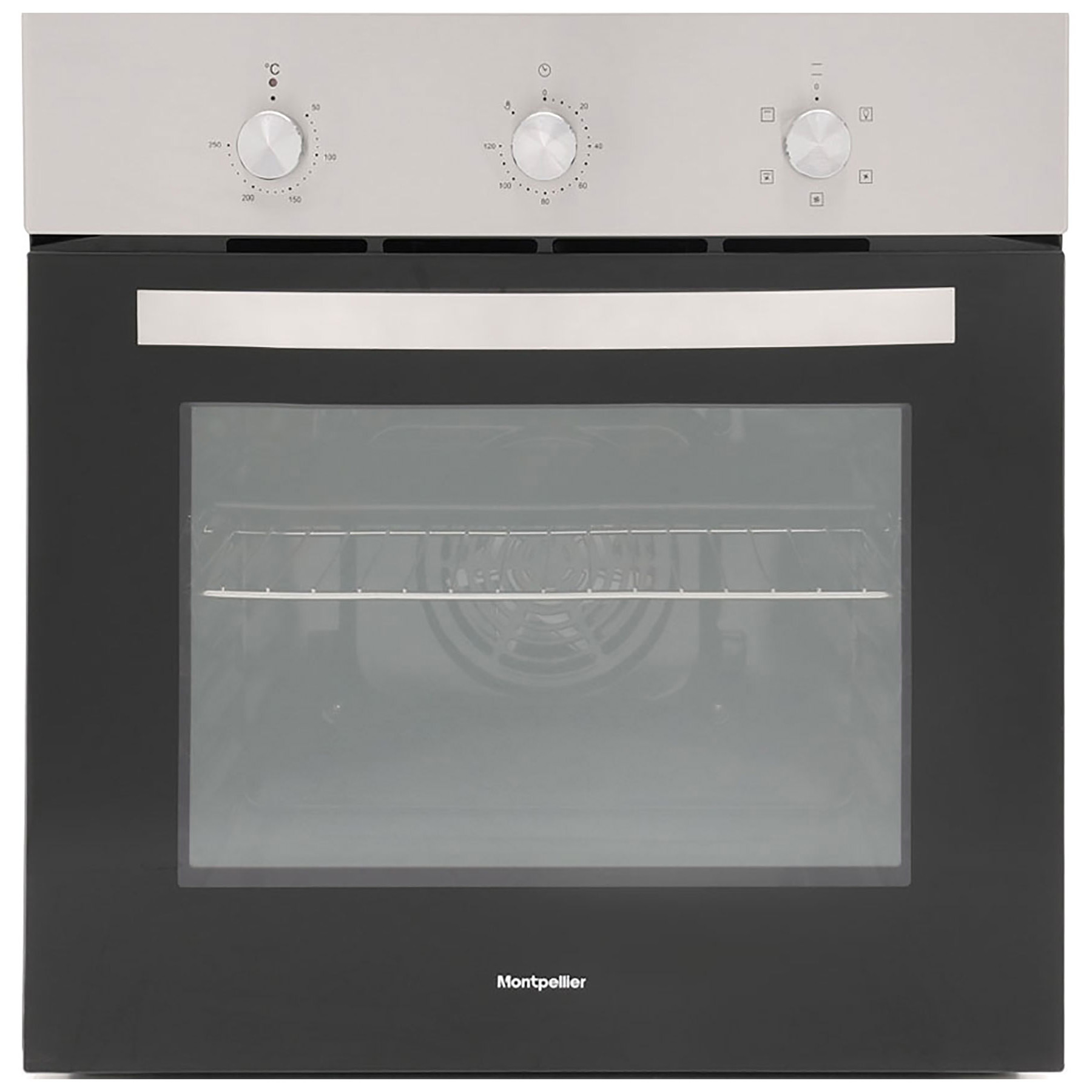 Photos - Oven Montpellier MSFO59X Built In Electric Single  in St St 59L Slim De 