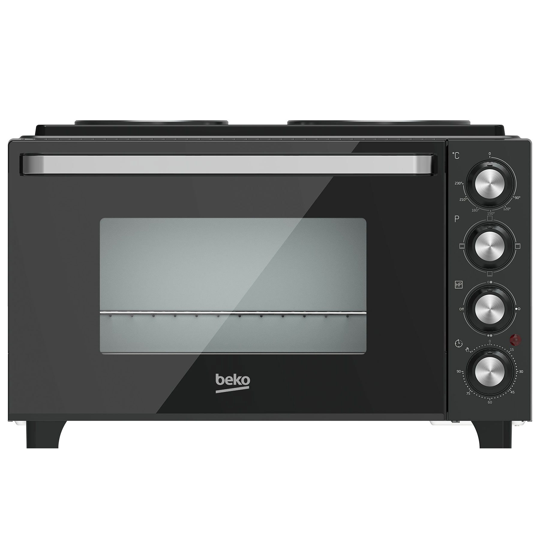 Beko MSH30B 30L Table Top Mini Oven with Hot Plates Black