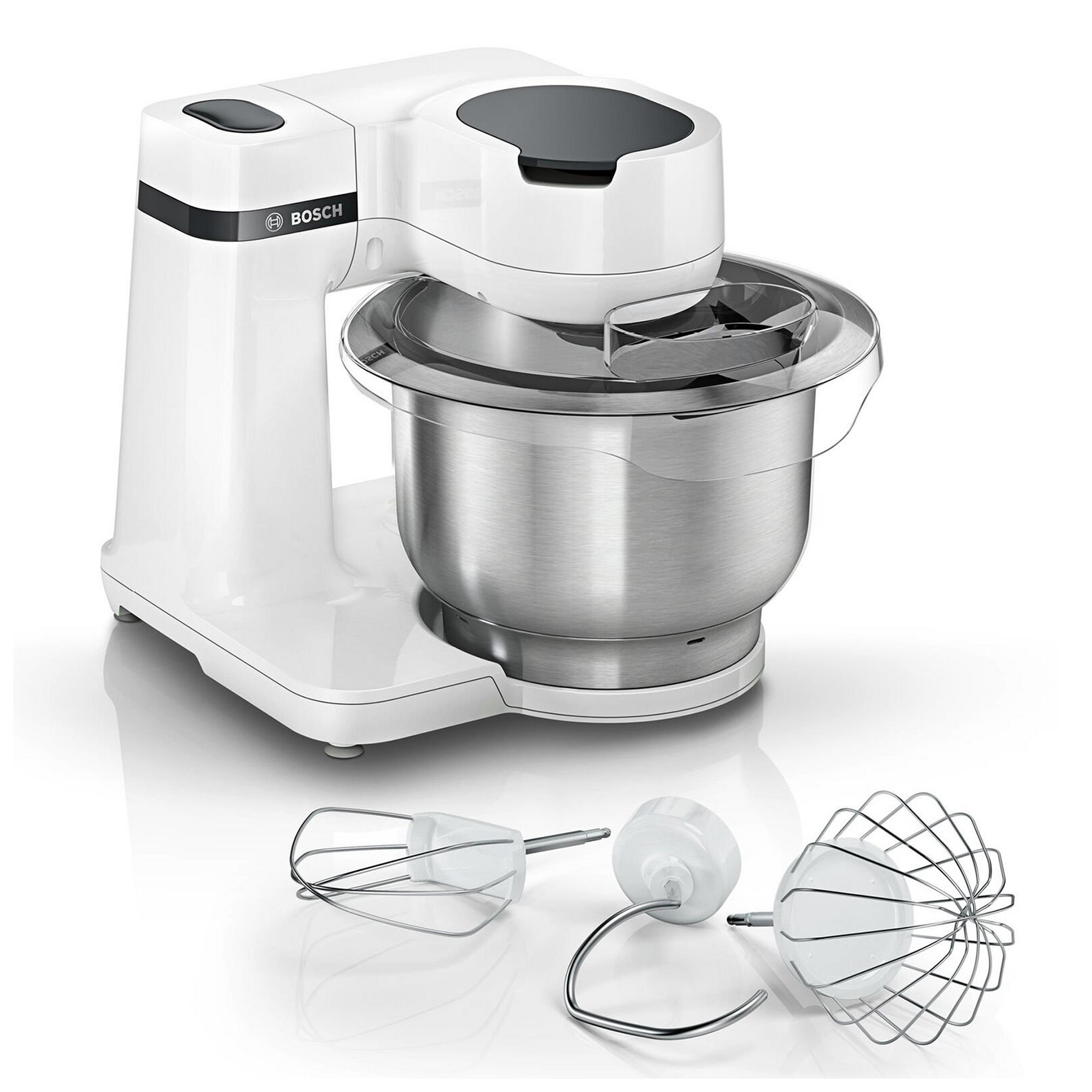 Image of Bosch MUMS2EW00G Stand Mixer in White 700W 3 8L Bowl
