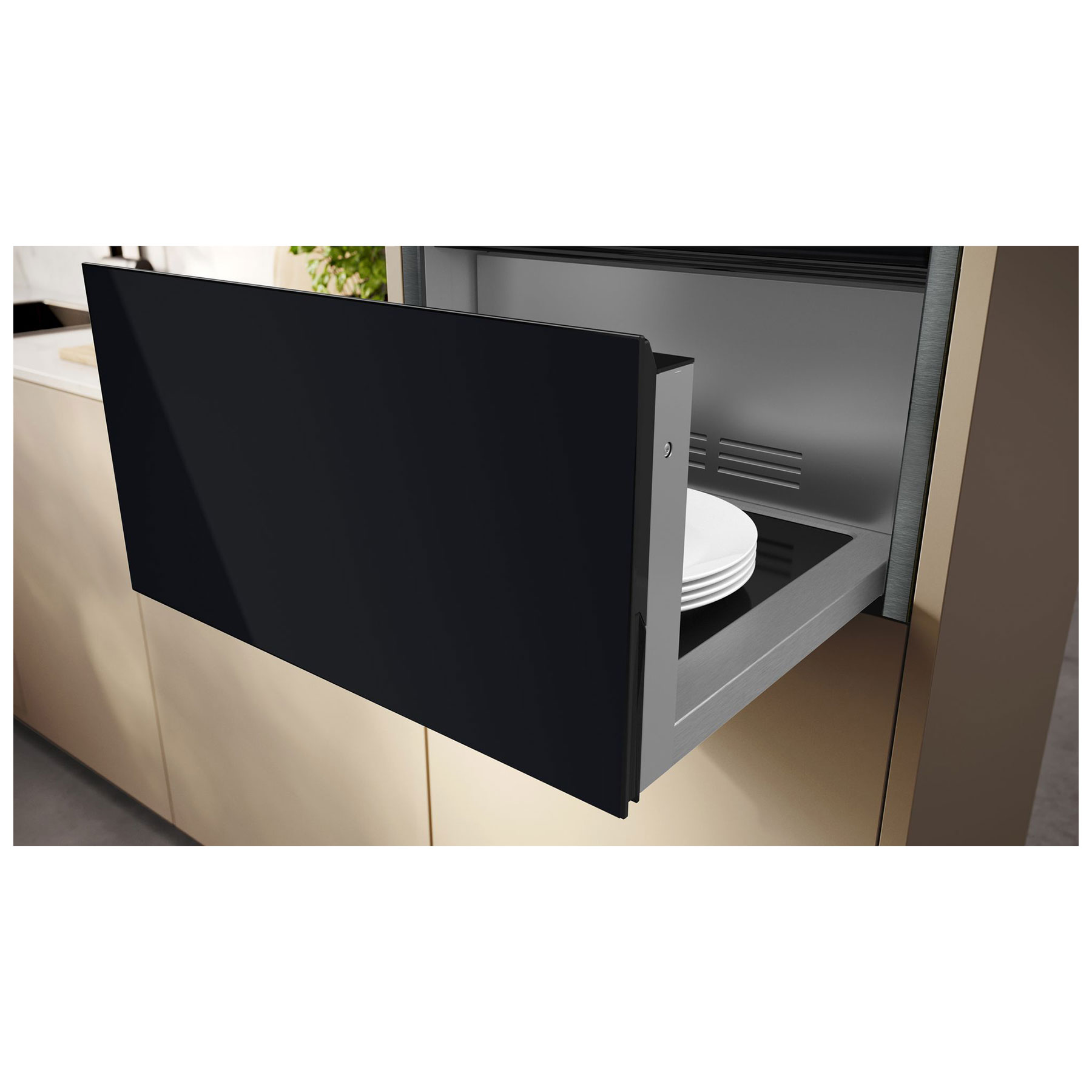 Neff N34HA11G1B N90 70 Built In 29cm Warming Drawer in Black with Grap, photo 3