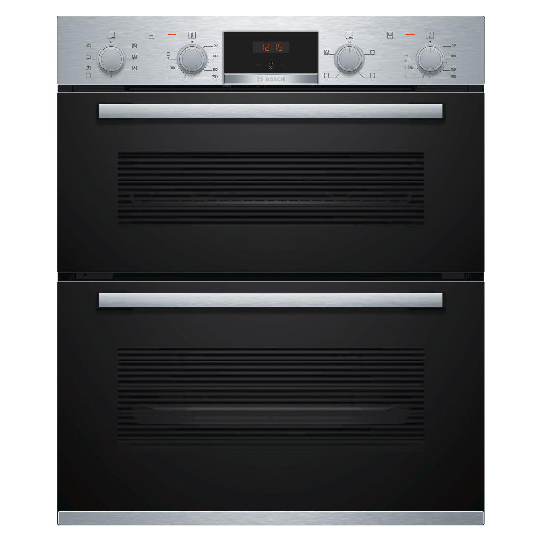 Image of Bosch NBS533BS0B Series 4 Built Under Electric Double Oven in St Steel