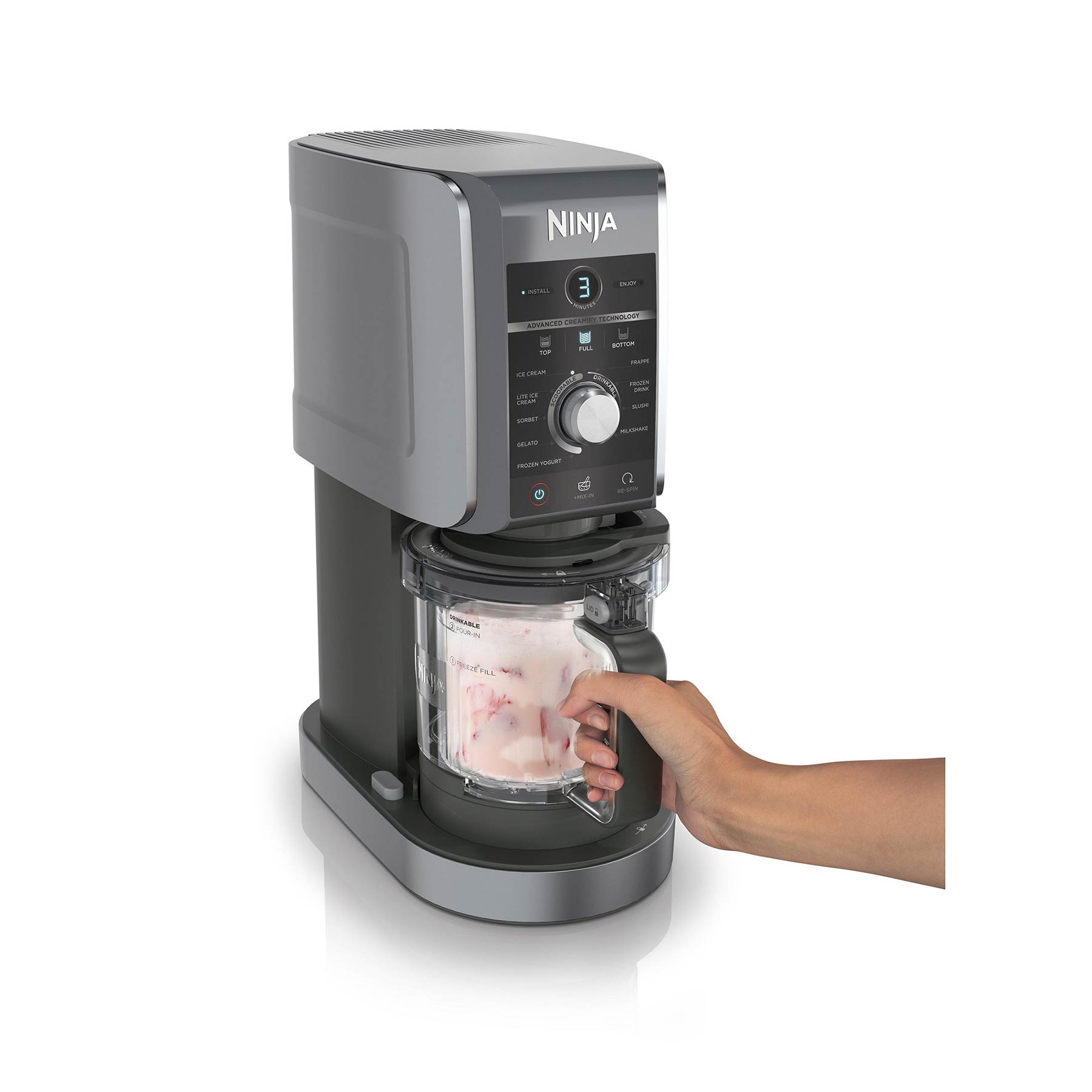 Ninja NC501UK Ninja Deluxe 10 in 1 Ice Cream and Frozen Drink Maker Bl, photo 3