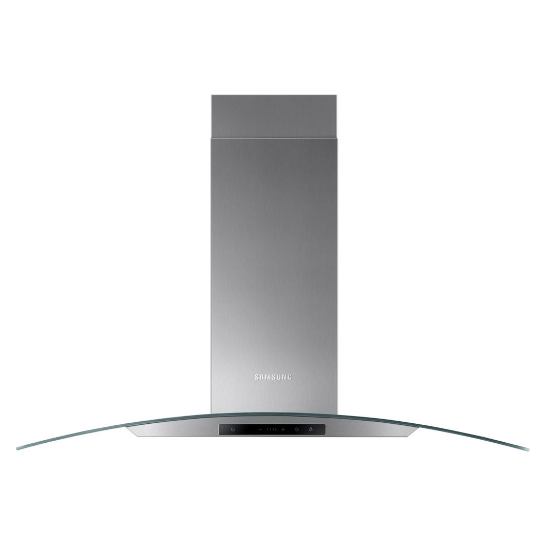 Image of Samsung NK36M5070CS 90cm Curved Glass Chimney Hood in St Steel 4 Speed