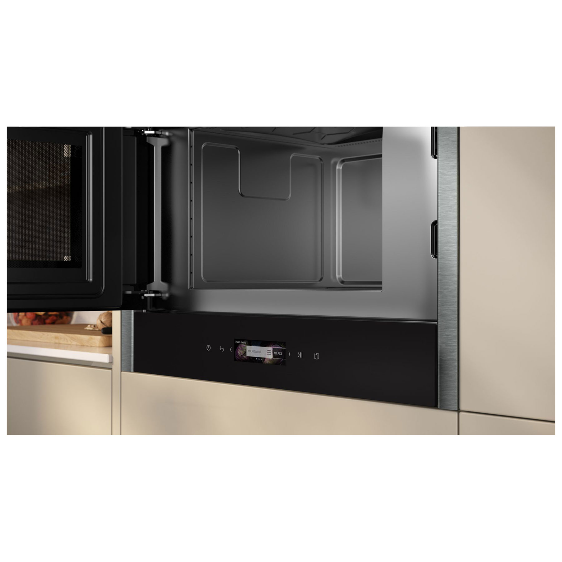 Neff NL4WR21G1B N70 Built In Microwave Oven in Graphite Grey 900W 21L, photo 2