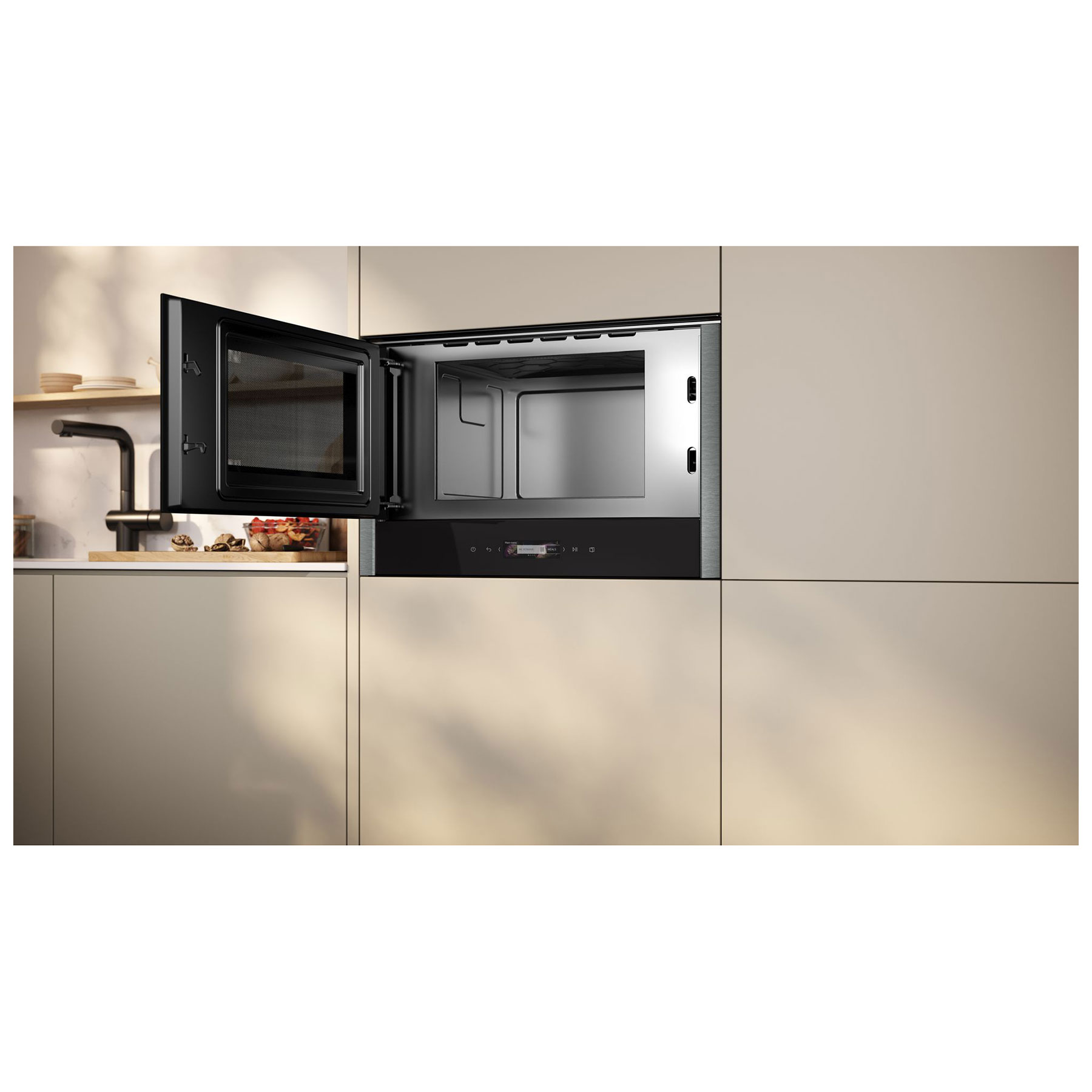 Neff NL4WR21G1B N70 Built In Microwave Oven in Graphite Grey 900W 21L, photo 4