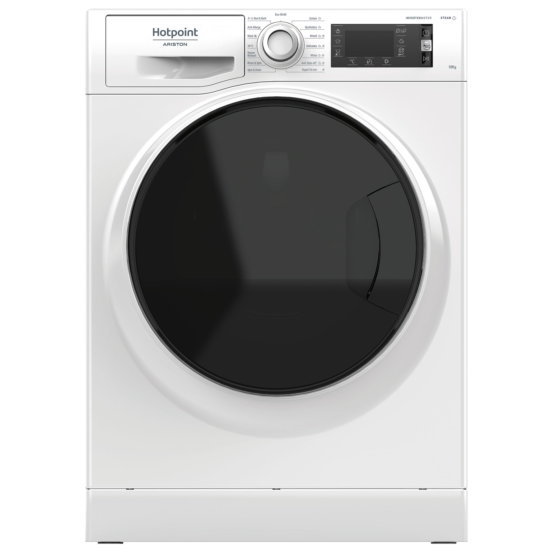 Hotpoint NLCD1048WDA 10kg 1400 Spin Washing Machine in White A Rated A