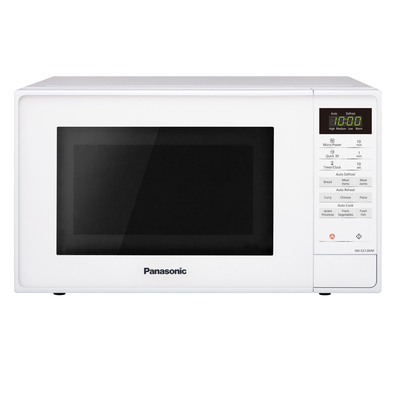 Panasonic NN E27JWMBPQ Compact Microwave Oven in White 20 Litre 800W 9