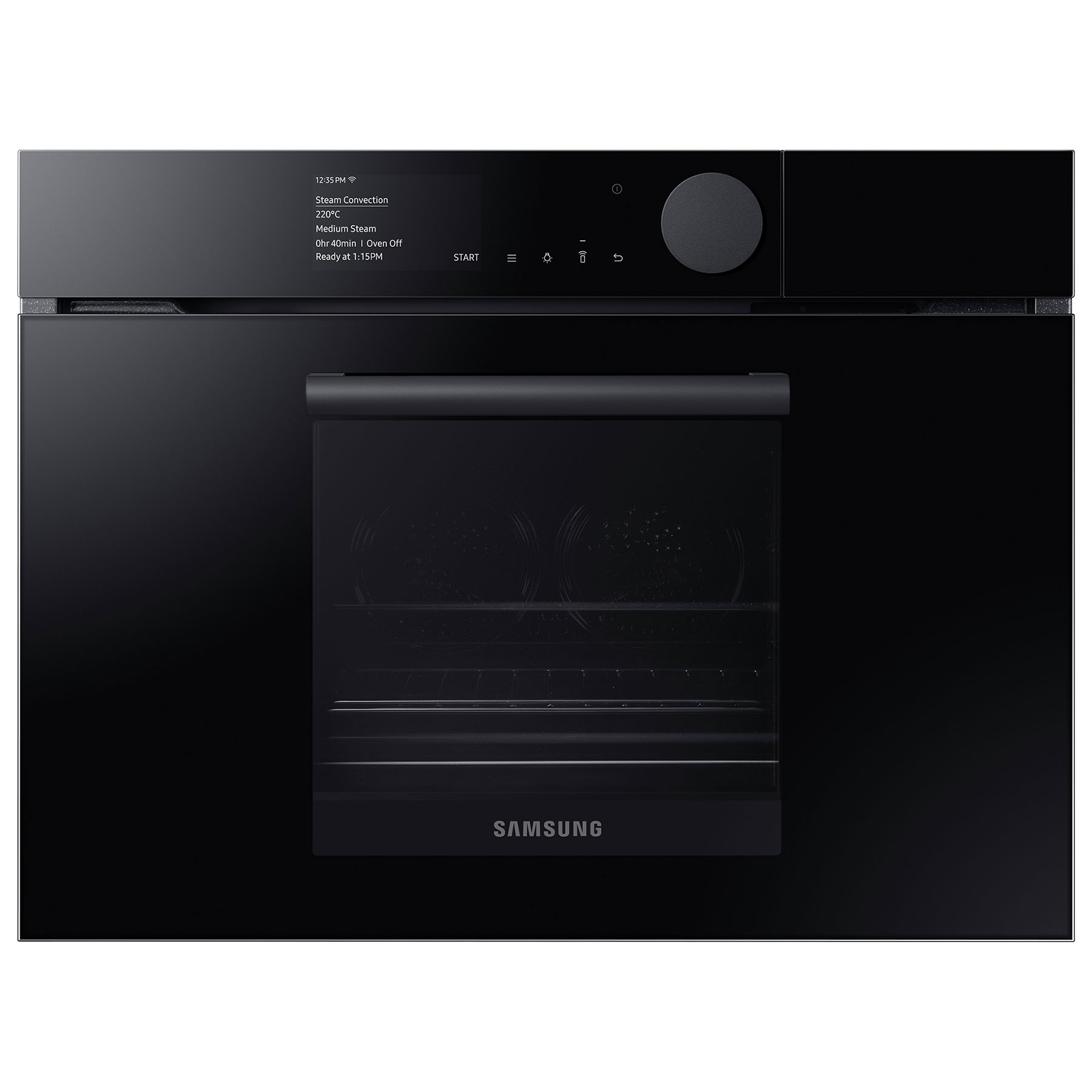 Image of Samsung NQ50T8939BK Built In Electric Compact Steam Oven in Black 50L