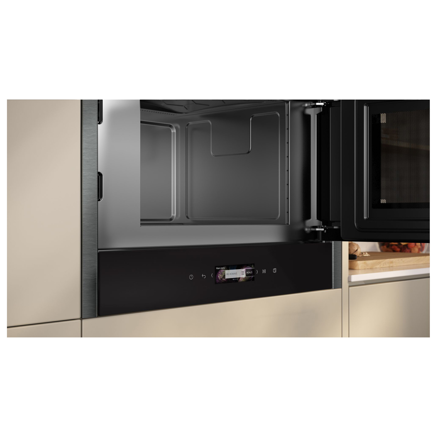 Neff NR4WR21G1B N70 Built In Microwave Oven in Graphite Grey 900W 21L, photo 2