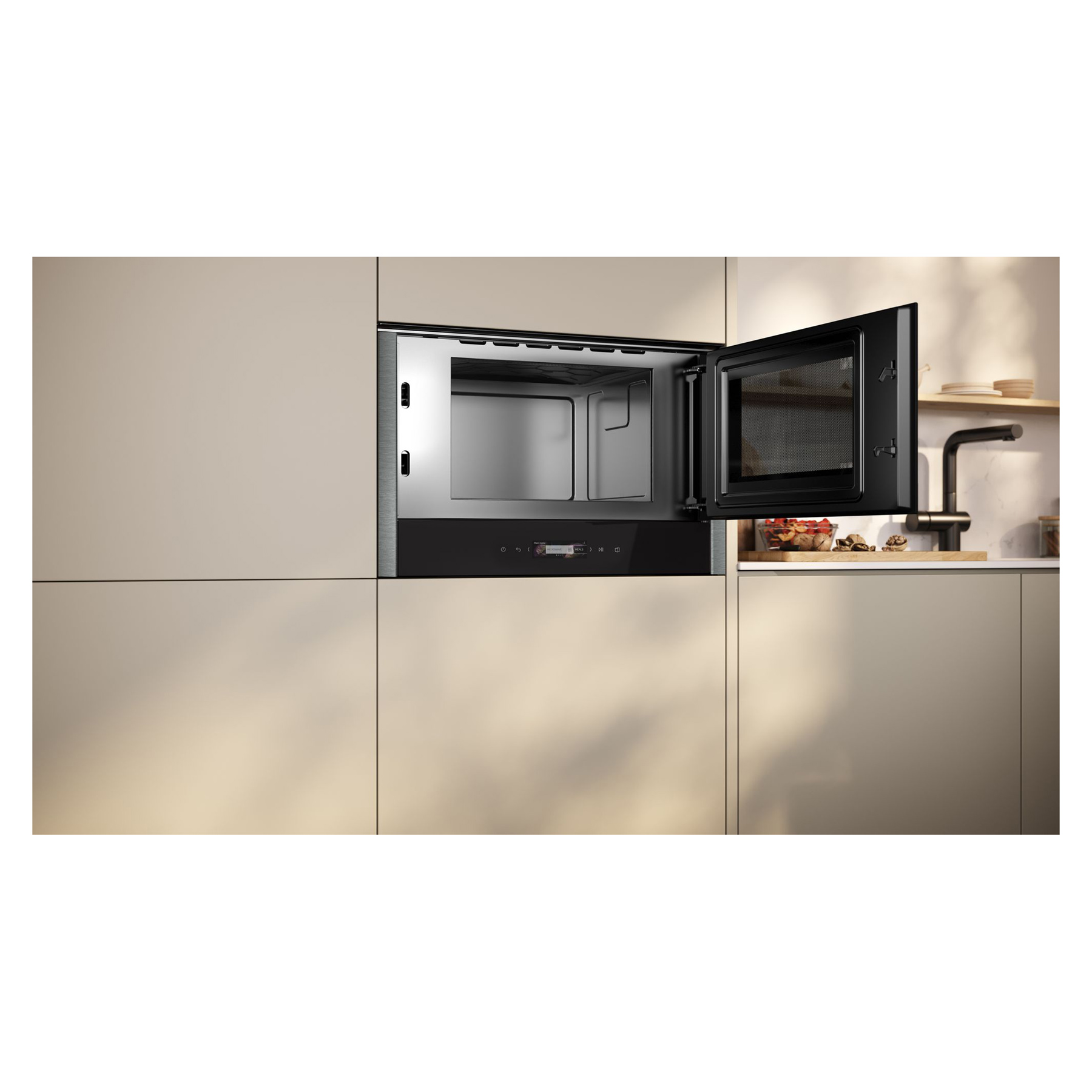 Neff NR4WR21G1B N70 Built In Microwave Oven in Graphite Grey 900W 21L, photo 3