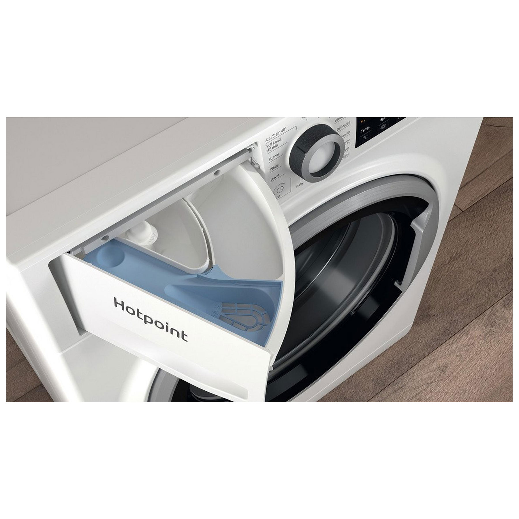 Hotpoint NSWE846WSUK 8kg 1400 Spin Washing Machine in White A Rated St, photo 4