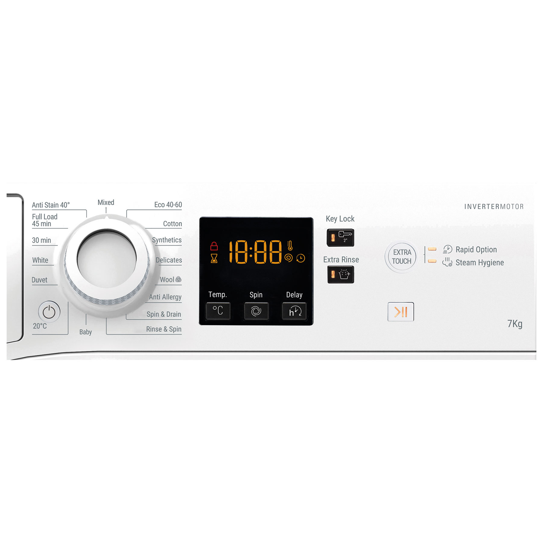 Hotpoint NSWF7469WUK 7kg 1400 Spin Washing Machine in White A Rated St, photo 3