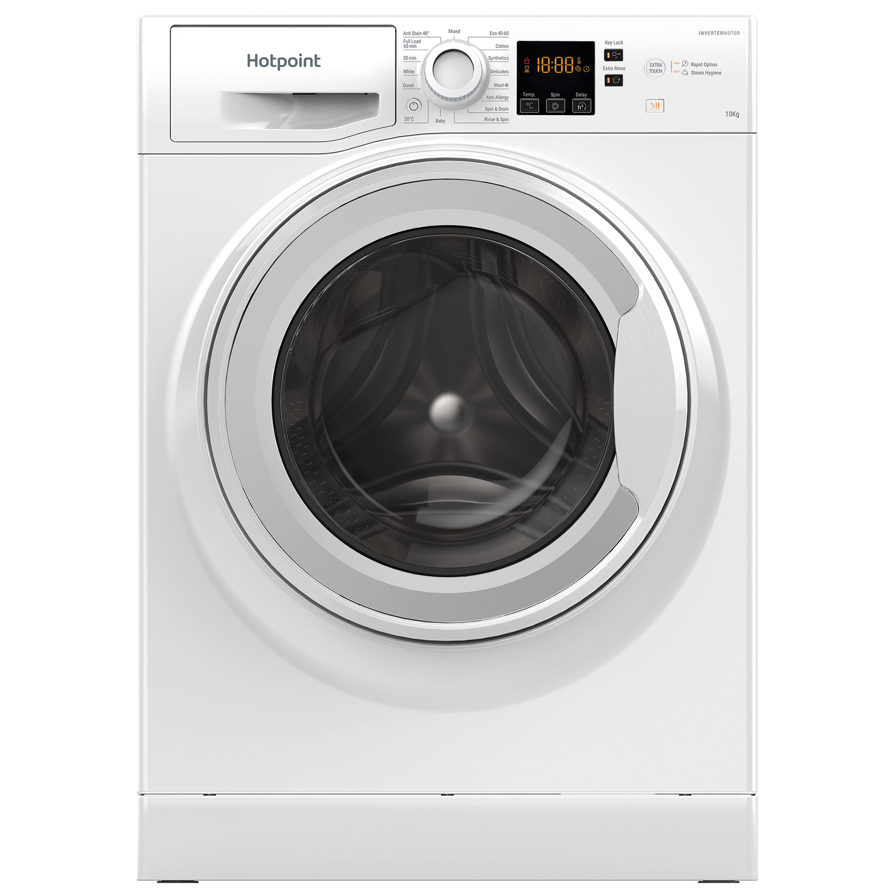 Hotpoint NSWM1046WUK Washing Machine in White 1400rpm 10Kg A Rated