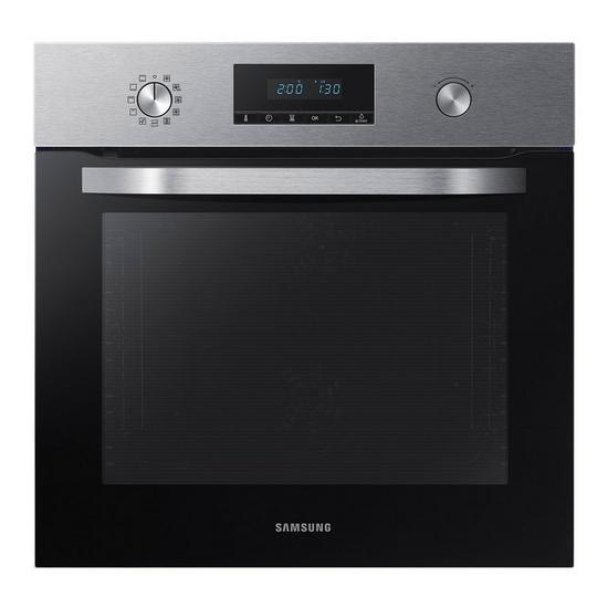 Samsung NV70K3370BS Built In Electric Pyrolytic Oven in St Steel 68L