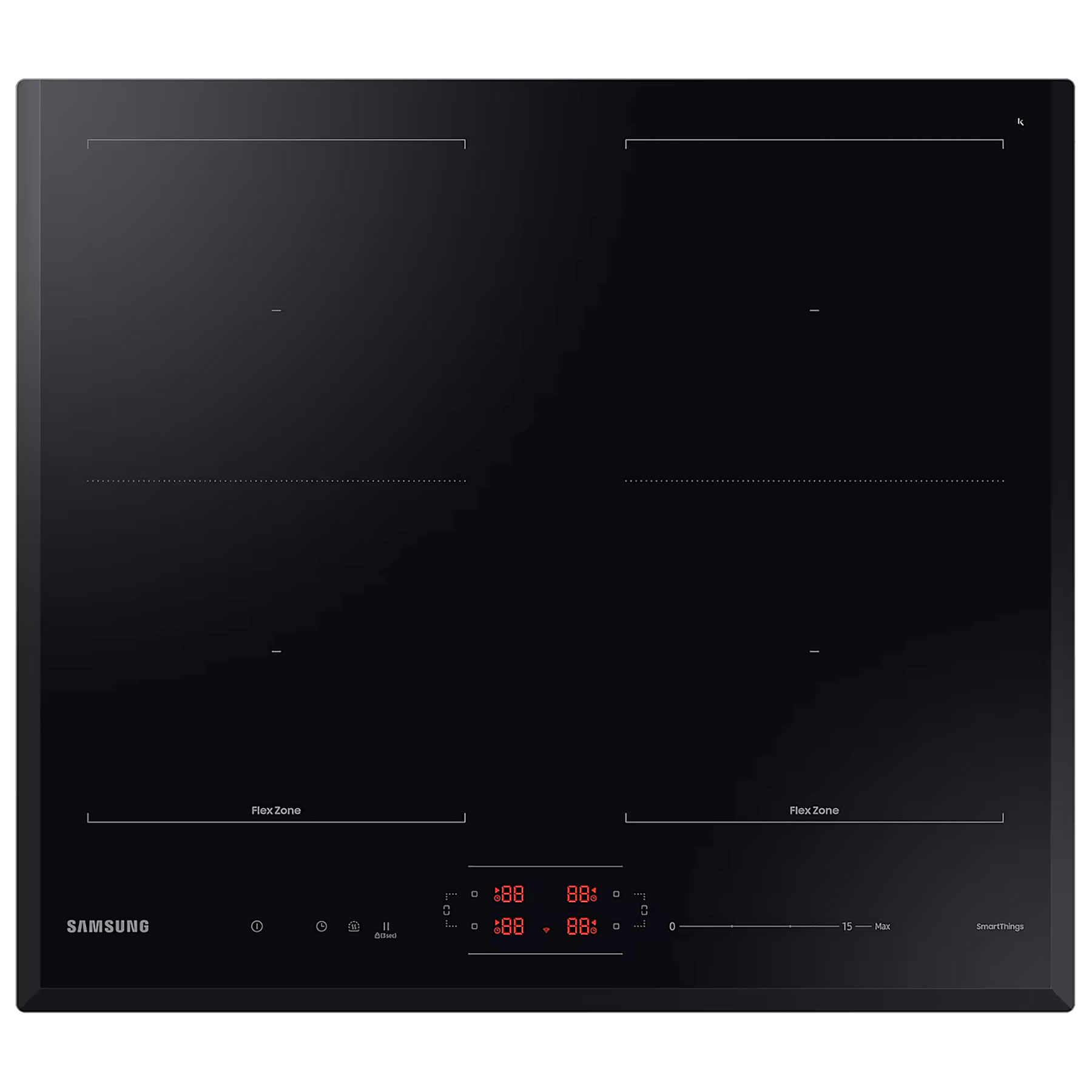 Samsung NZ64B5066KK Series 5 60cm Four Zone Flex Induction Hob – BLACK