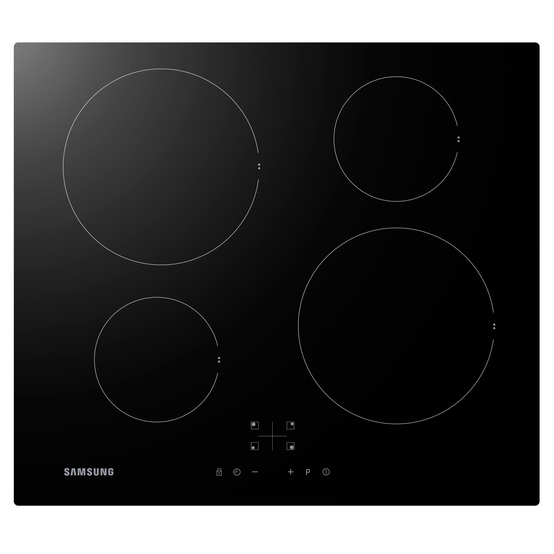 Samsung NZ64F3NM1AB 60cm 4 Zone Induction Hob in Black