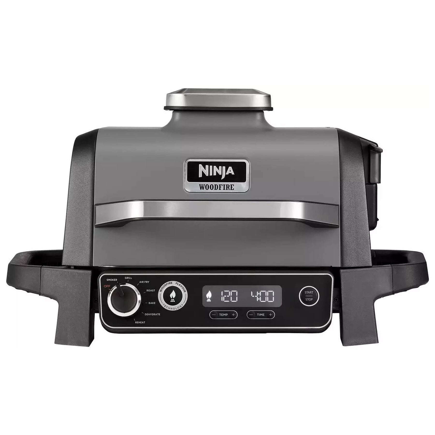 Photos - Other kitchen appliances Ninja OG701UK  Woodfire Outdoor Electric BBQ Grill 