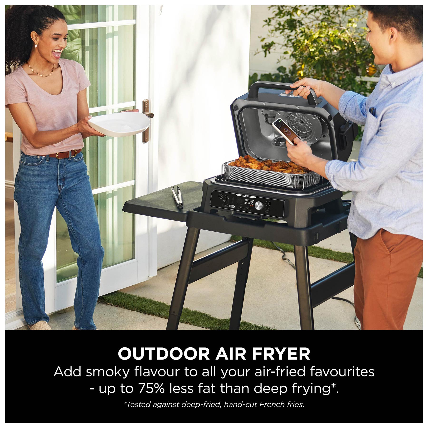 Ninja OG901UK Ninja Woodfire Pro Connect Electric BBQ Grill Smoker, photo 4
