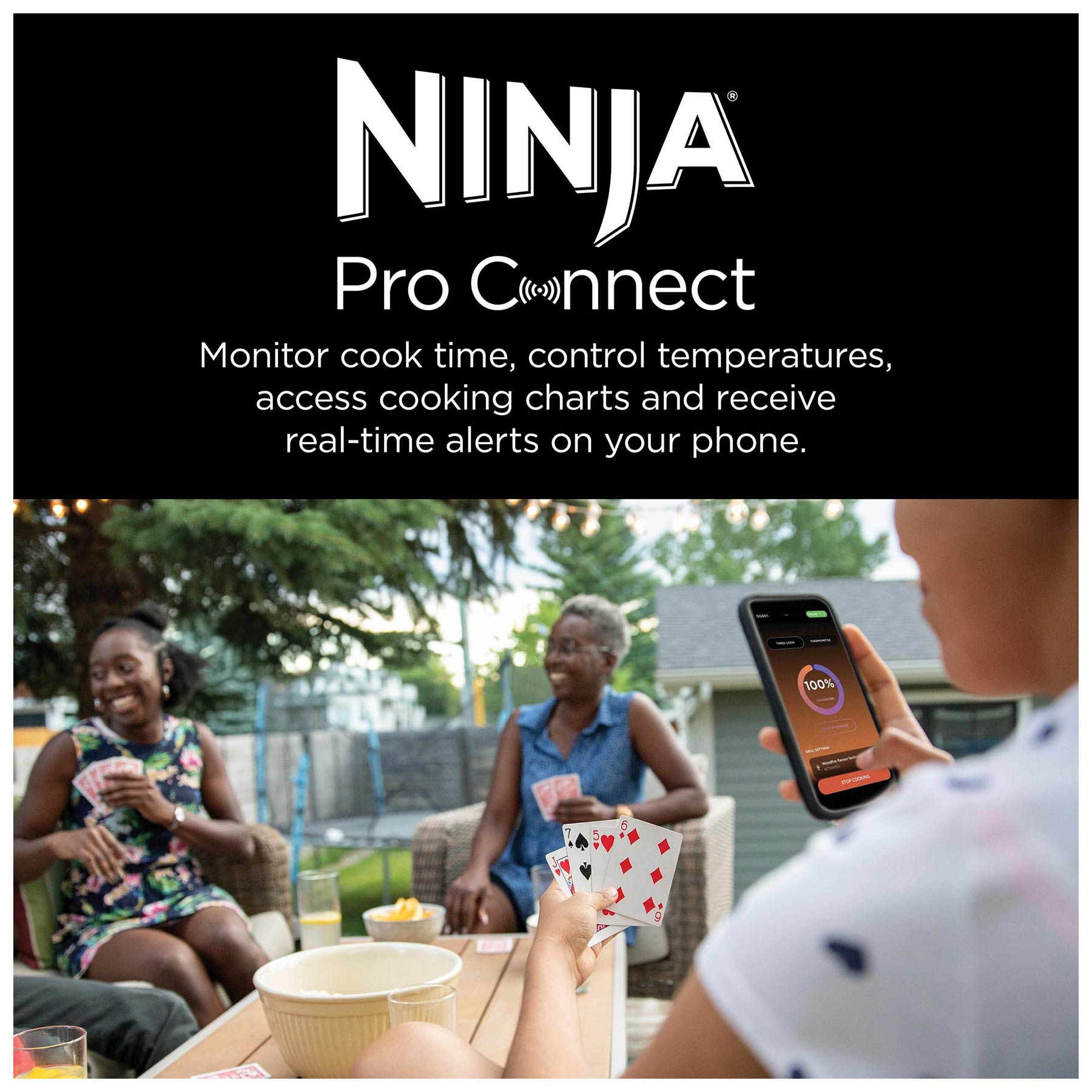 Ninja OG901UK Ninja Woodfire Pro Connect Electric BBQ Grill Smoker, photo 5