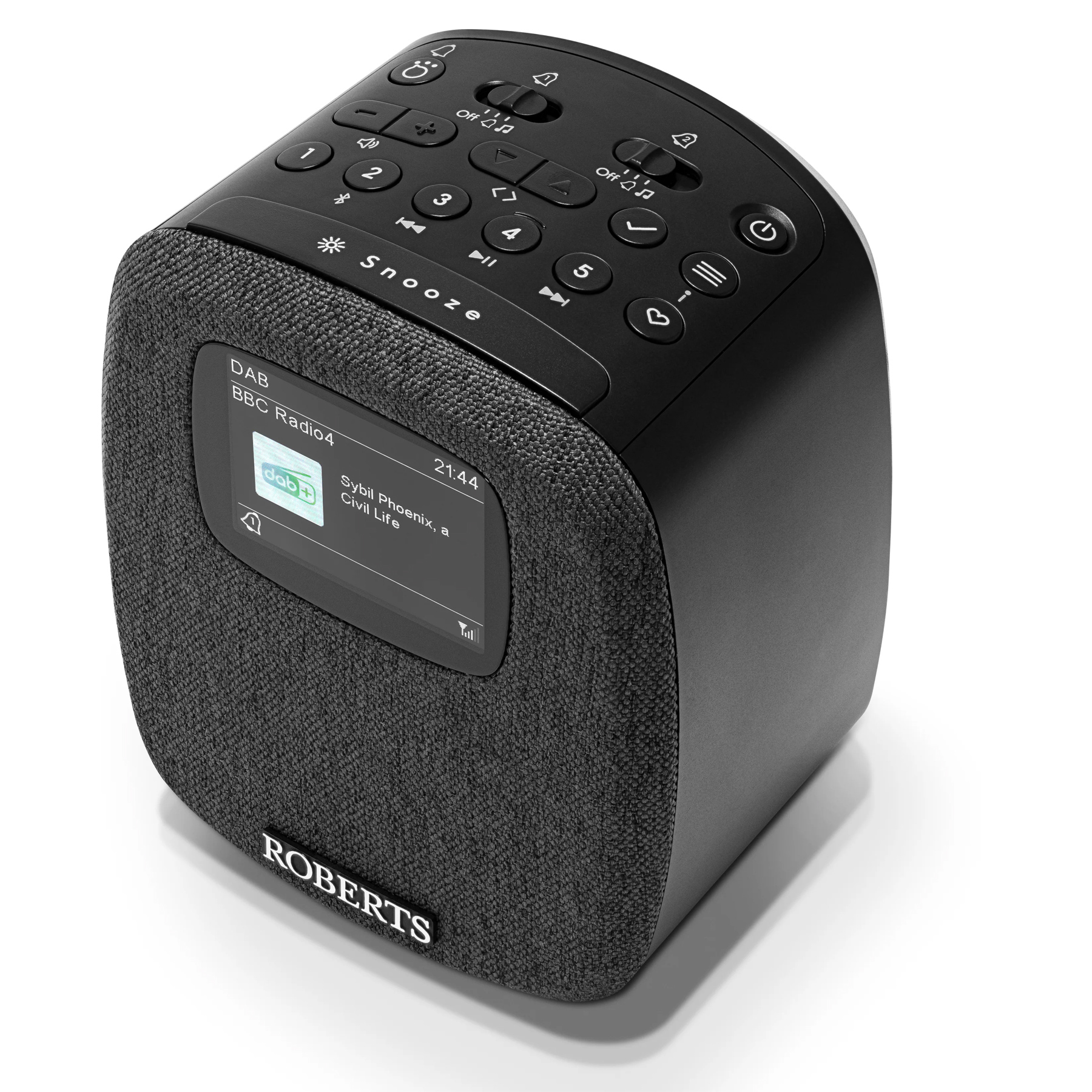Roberts ORTUS5BK DAB DAB FM RDS Bluetooth Audio Streaming Dual Alarm C, photo 3