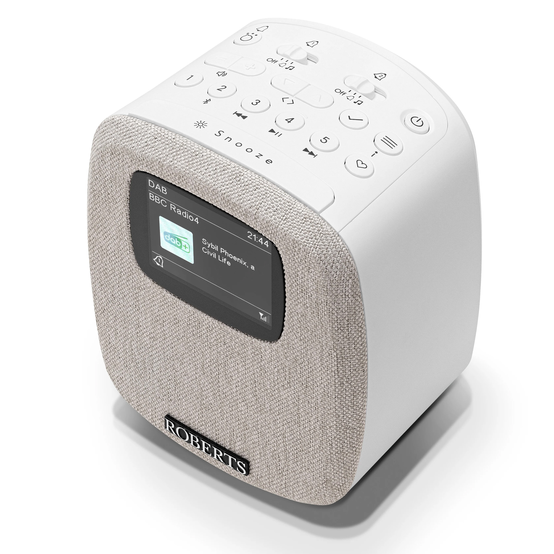Roberts ORTUS5W DAB DAB FM RDS Bluetooth Audio Streaming Dual Alarm Cl, photo 3