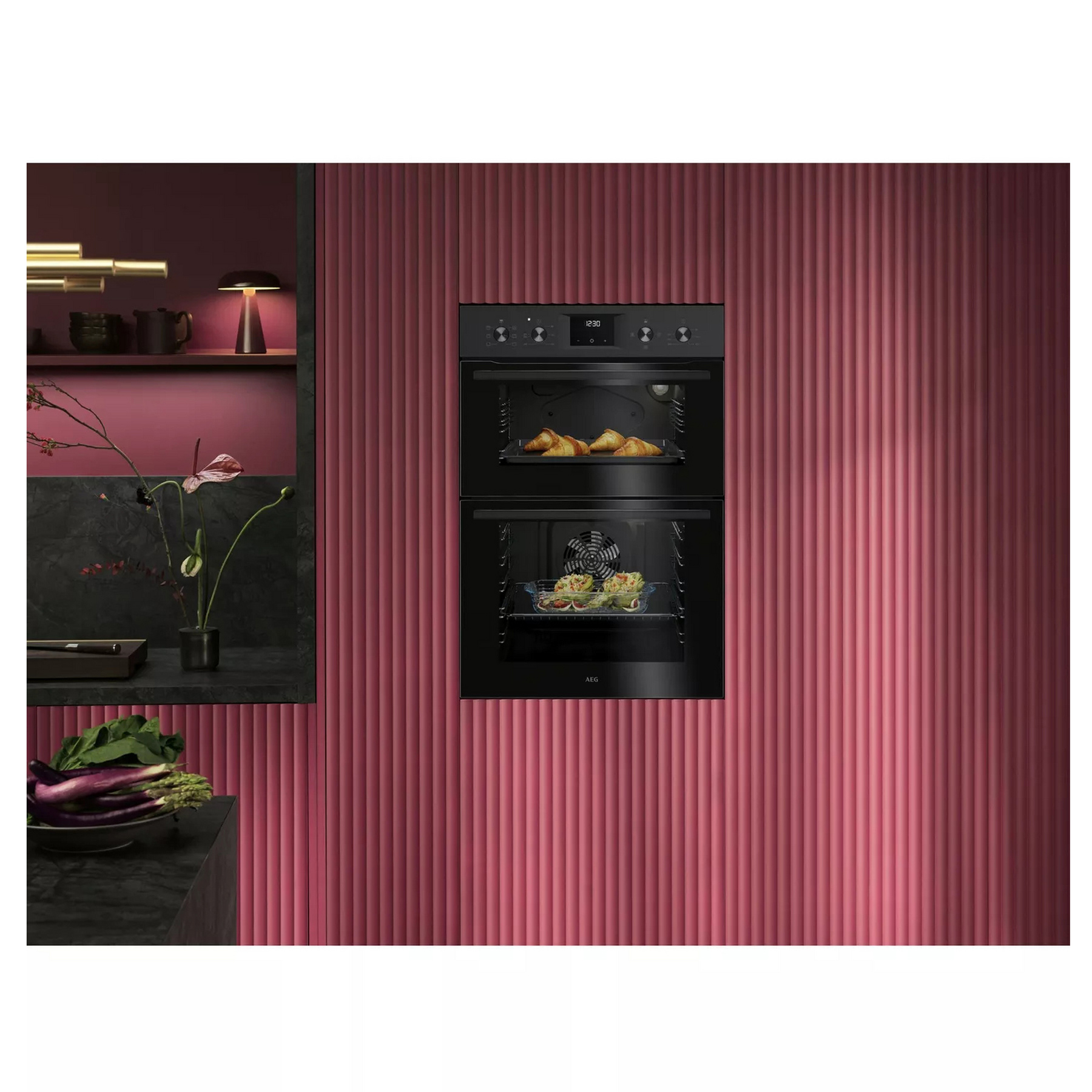 AEG OU5NP20B Built In Electric Double Oven in Black, photo 3