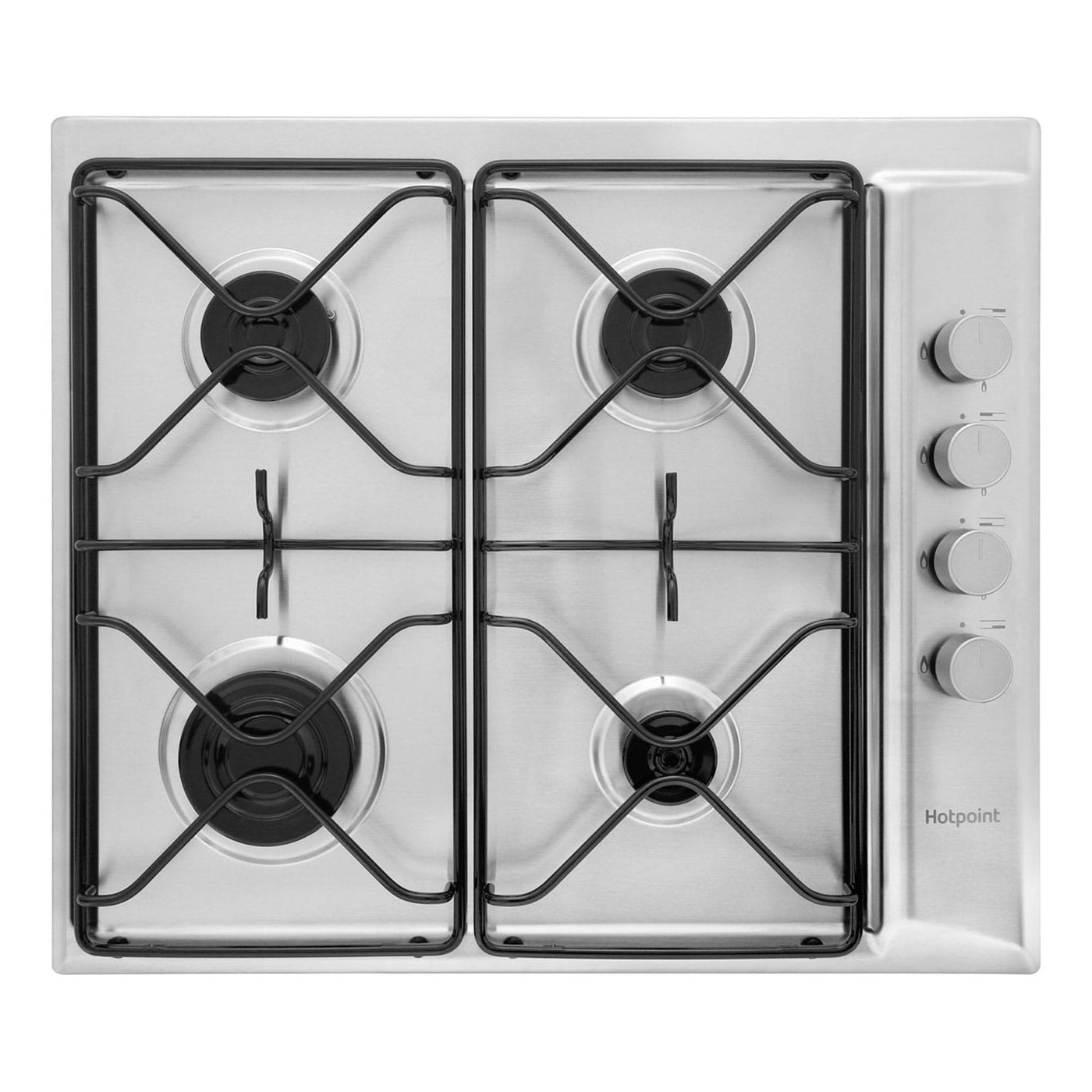 Image of Hotpoint PAN642IXH 60cm 4 Burner Gas Hob in Stainless Steel
