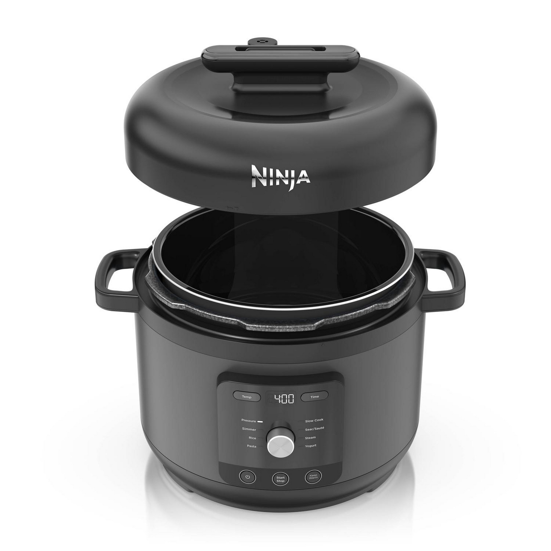 Ninja PC201UK Ninja HyperHeat 9 in 1 Pressure Rice Cooker Grey Black, photo 2
