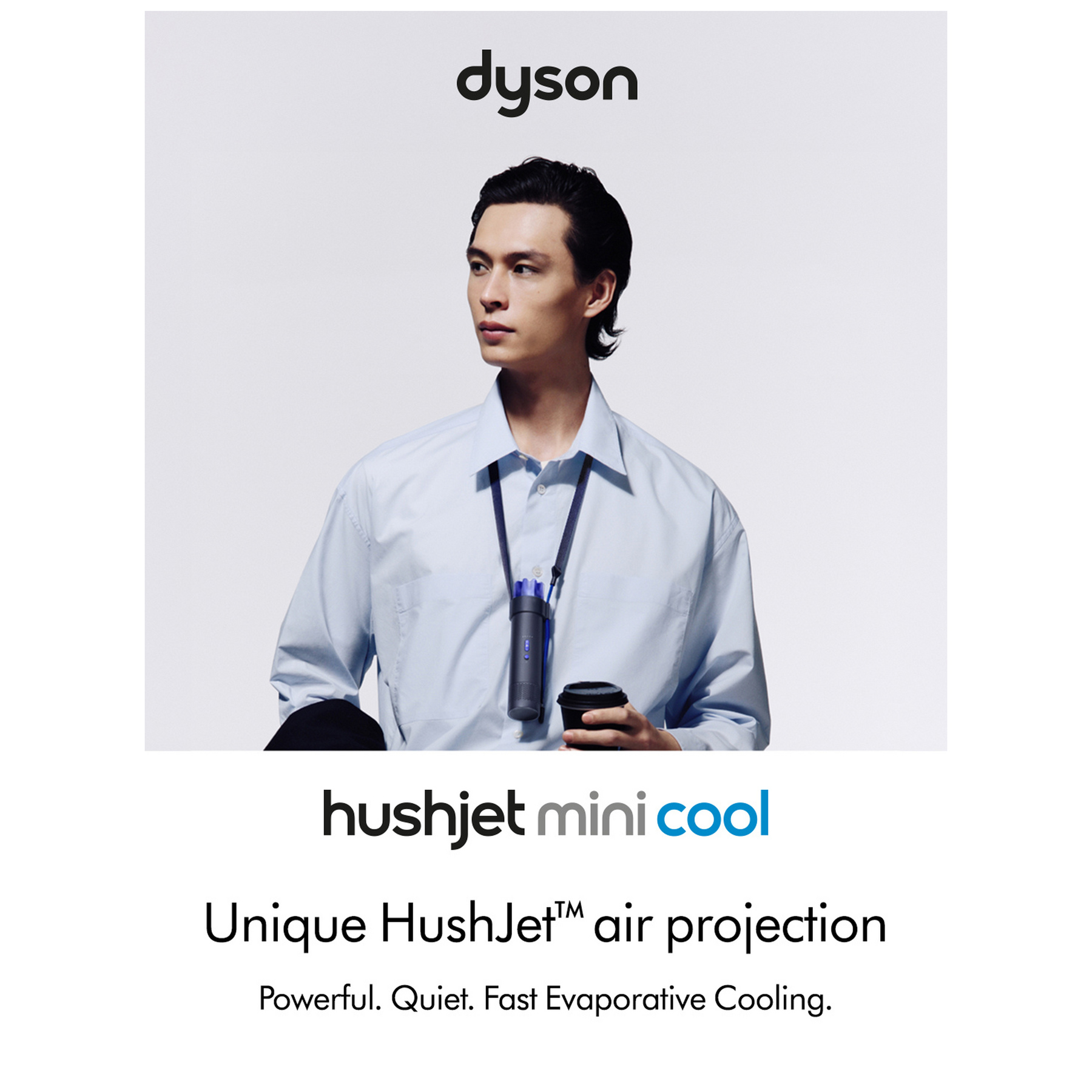 Dyson PF01 CO PF01 HushJet Mini Cool Neck Fan in Cobalt Ink, photo 2