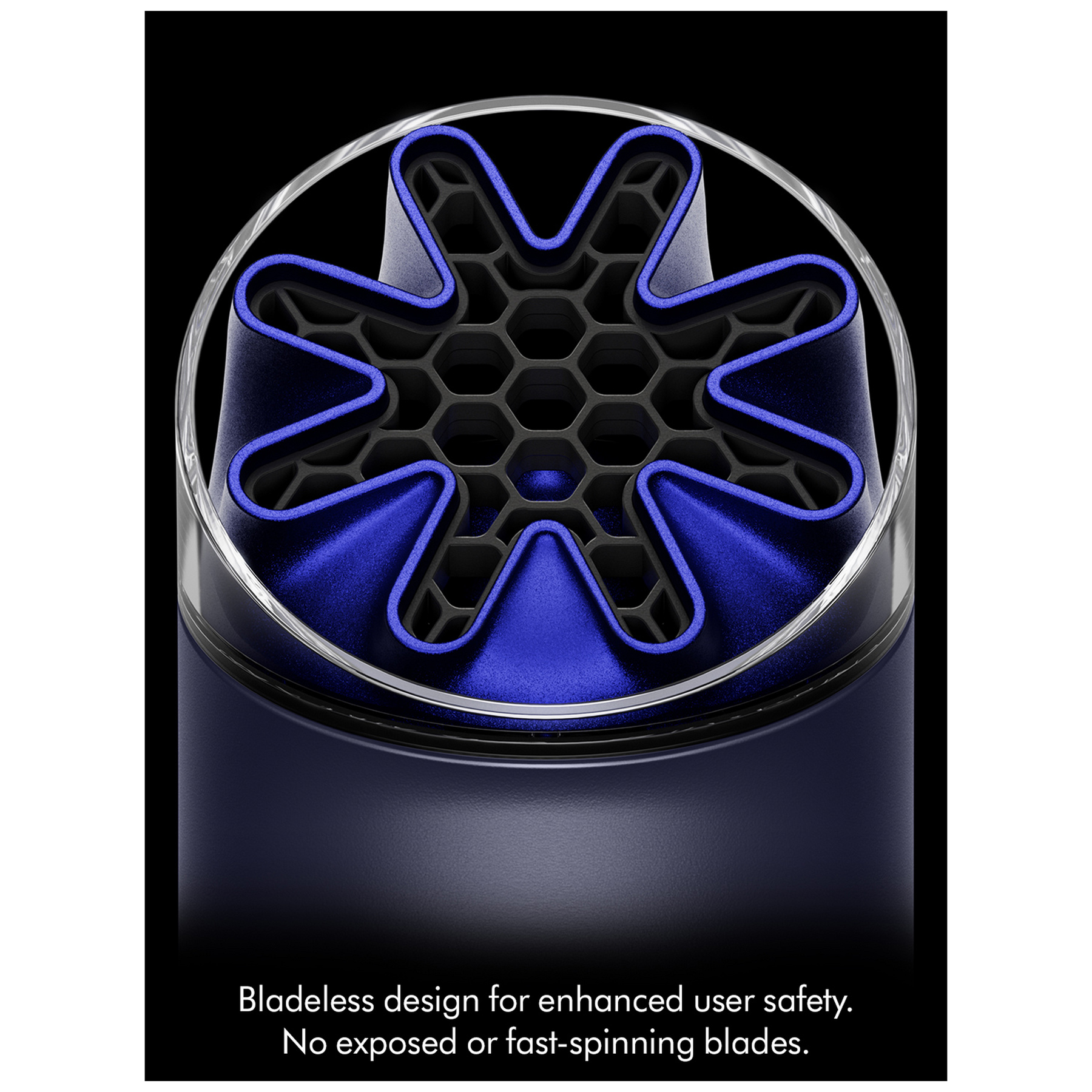 Dyson PF01 CO PF01 HushJet Mini Cool Neck Fan in Cobalt Ink, photo 4