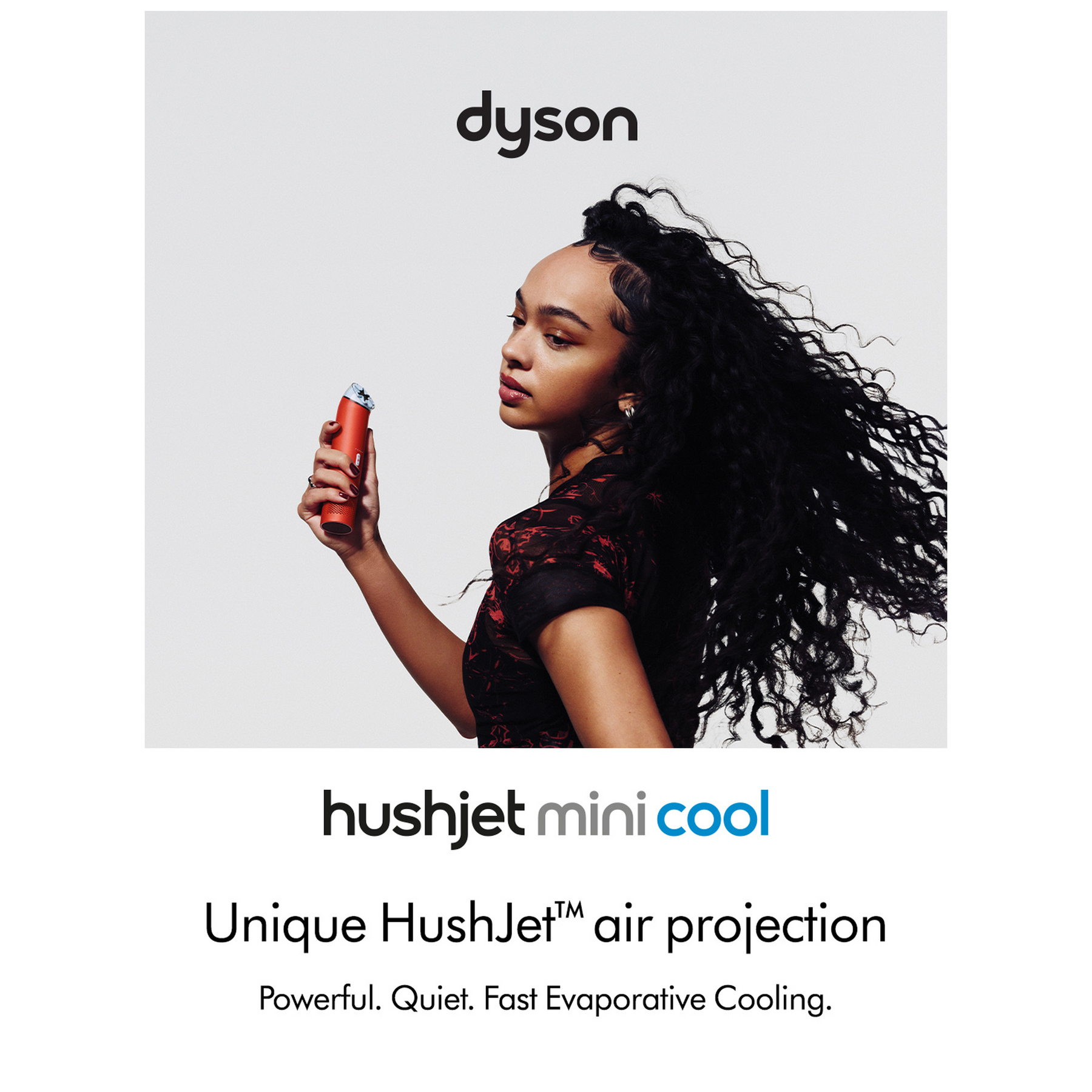 Dyson PF01 SKY PF01 HushJet Mini Cool Neck Fan in Carnelian Sky, photo 4