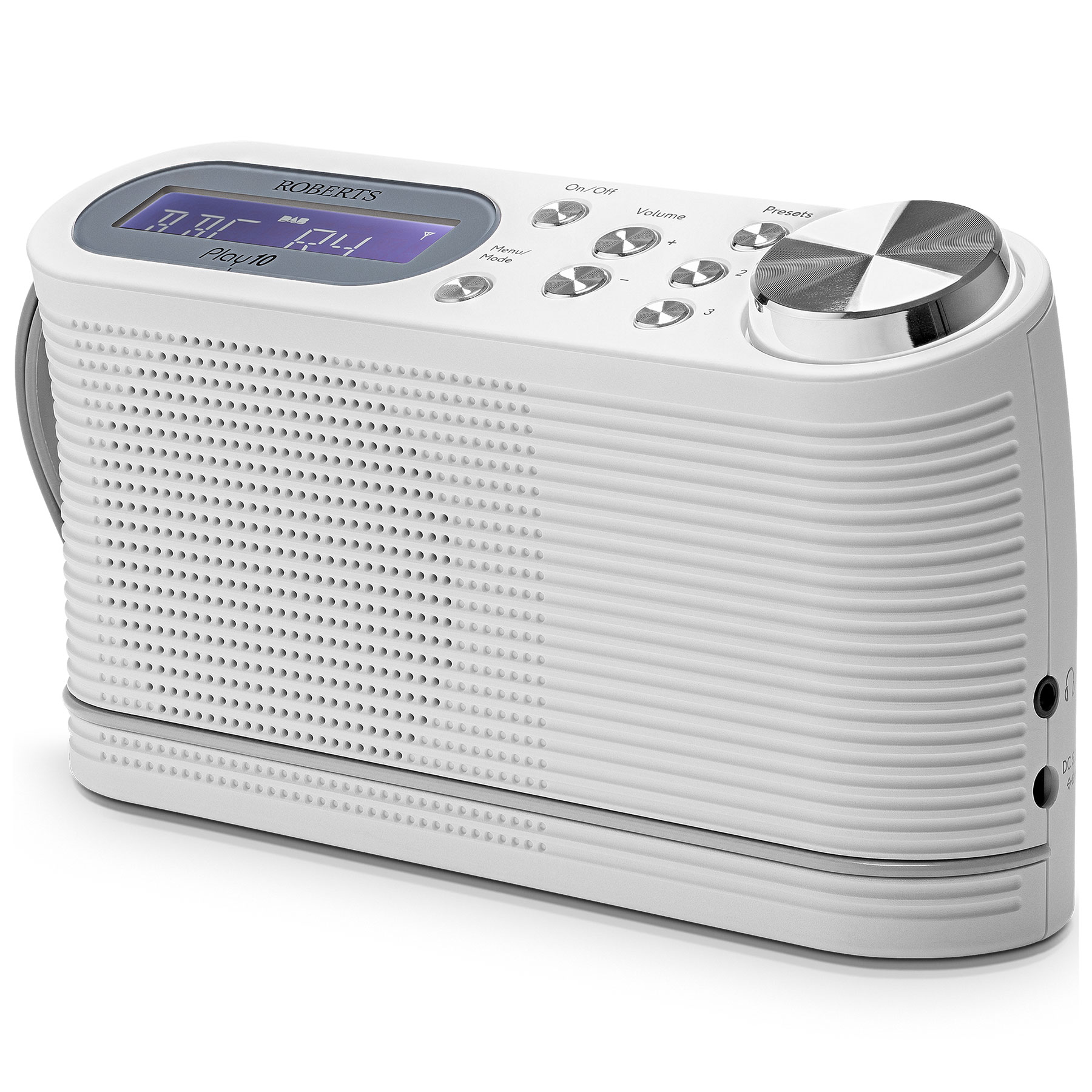 Roberts PLAY10W Play 10 DAB FM RDS Compact Portable Radio in White, photo 2