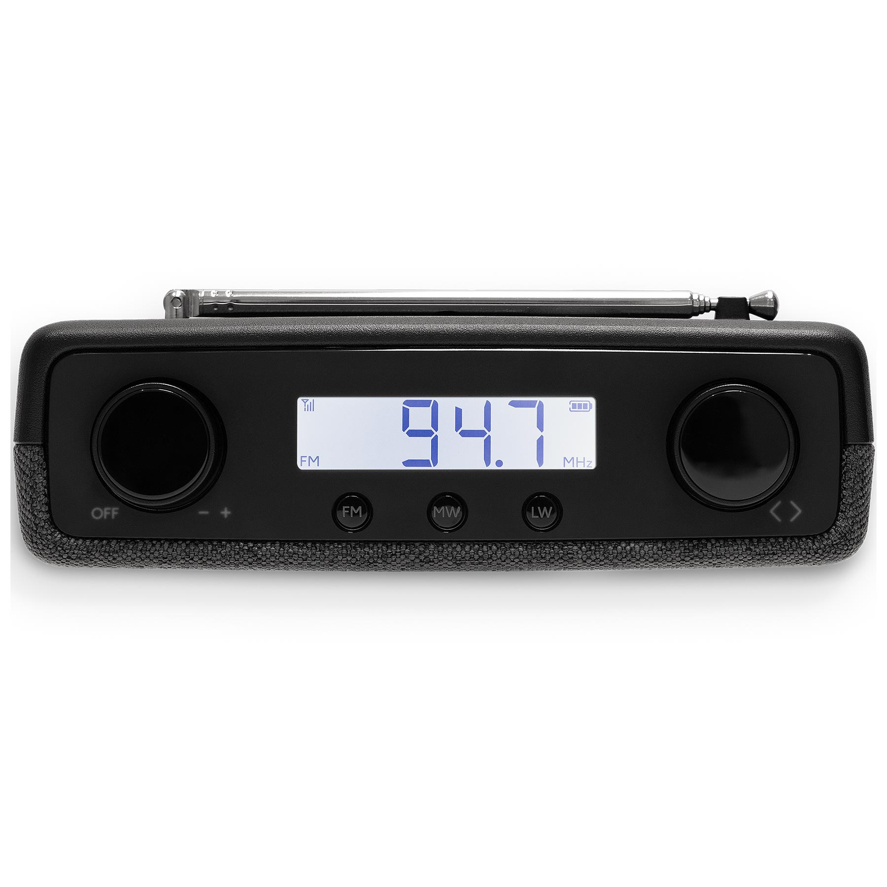 Roberts PLAYFMBK FM MW LW Compact Portable Digital Radio in Black, photo 4