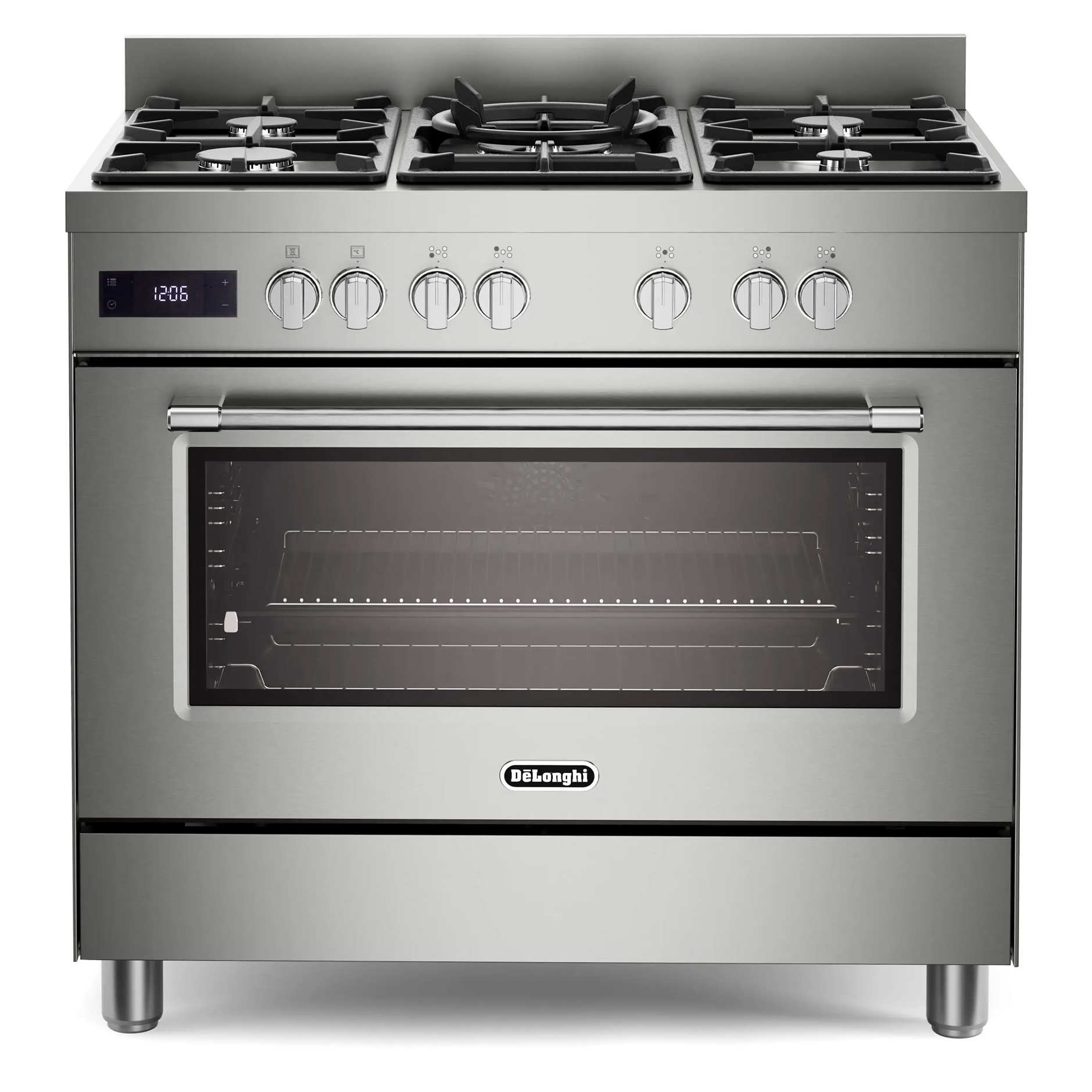 Delonghi PRO965MXX 90cm Wide Professional Line Dual Fuel Range Cooker