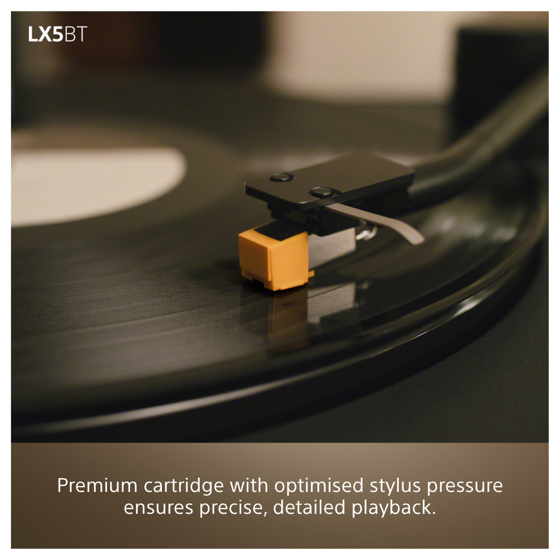 Sony PSLX5BT Auto Playback Wireless Turntable in Pure Black with Premi, photo 3