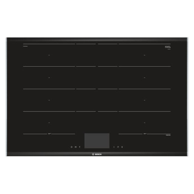 Image of Bosch PXY875KW1E Series 8 H C 80cm 4 Zone Induction Hob in Black Glass