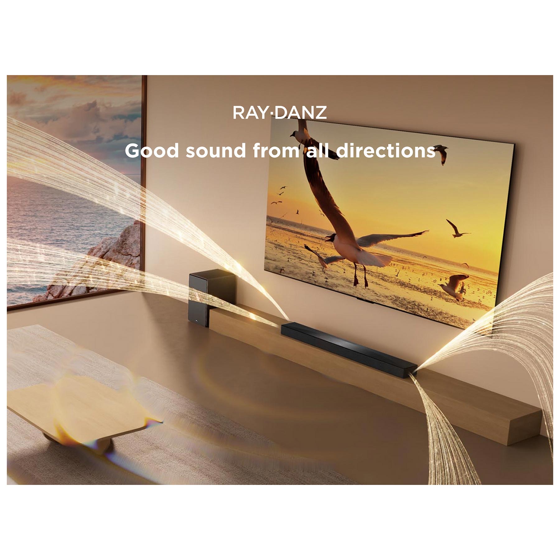 TCL Q65H 5 1Ch Dolby Atmos Soundbar Wireless Subwoofer in Black, photo 4