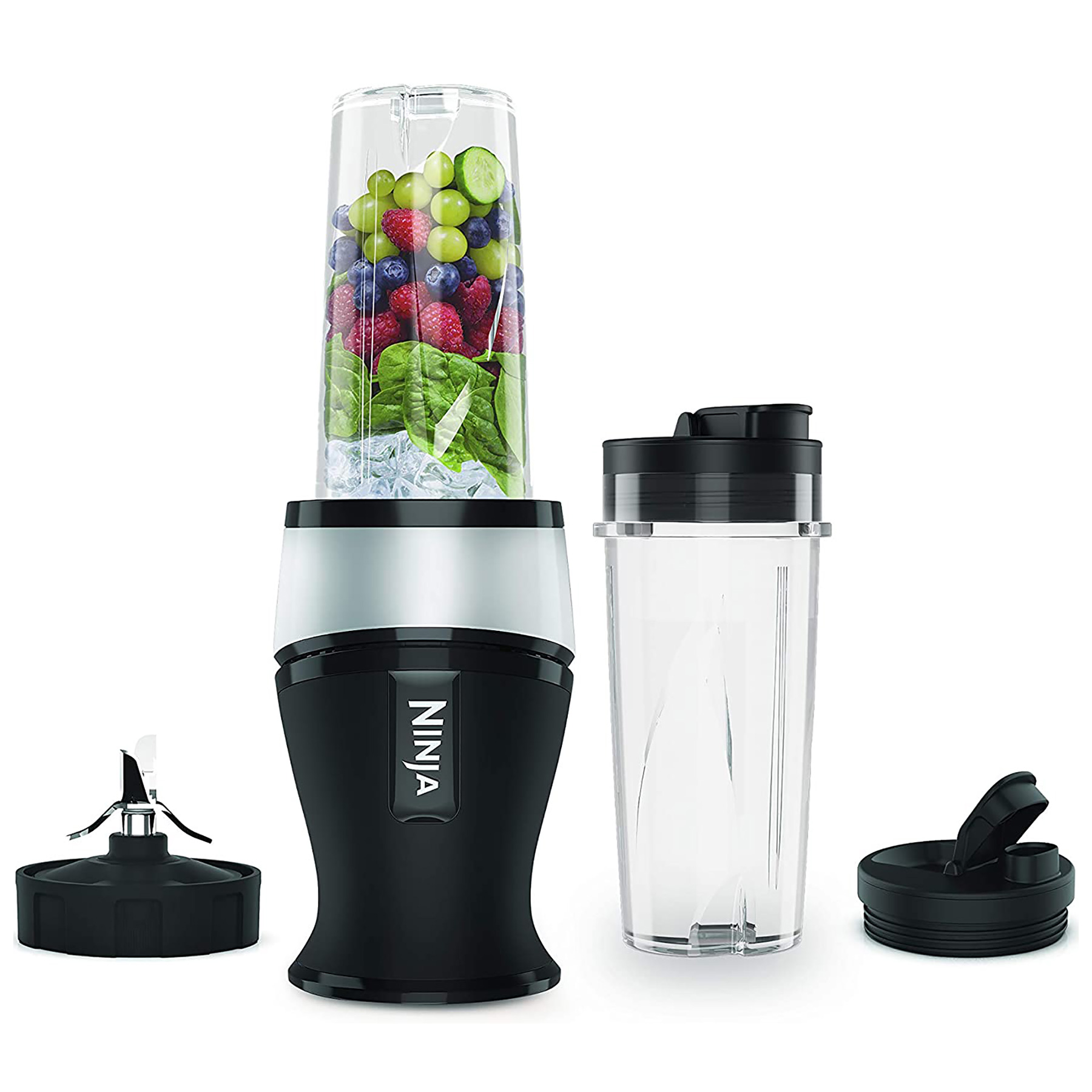 Ninja QB3001UKS Slim Blender Smoothie Maker 0 47L 700W
